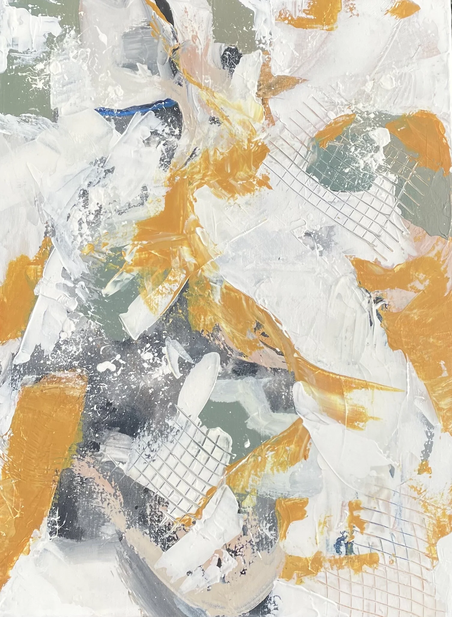 Free Indeed — Original Hand-Painted Abstract Canvas, 18x24"