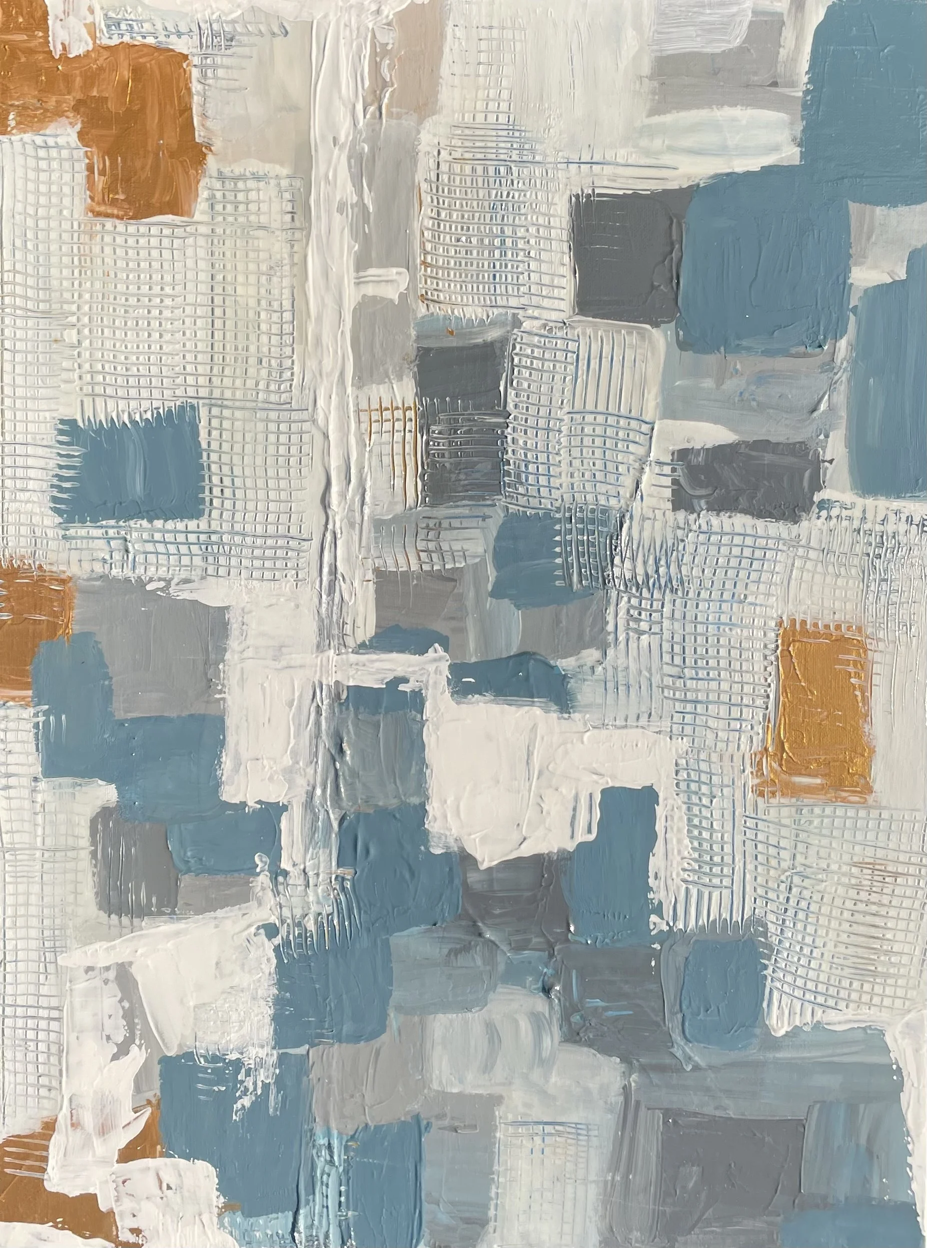 Purity — Original Hand-Painted Abstract Canvas, 18x24"