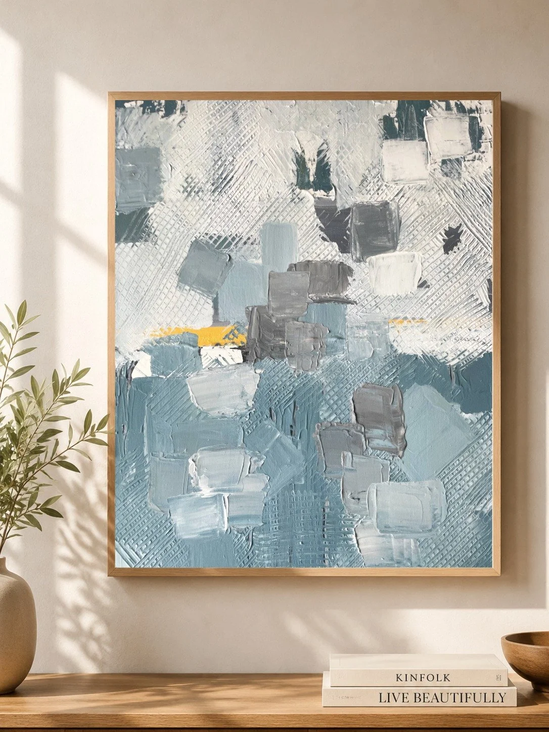 Sunshine After The Rain — Abstract Wall Art Print for Bedroom or Living Room (Digital Download)