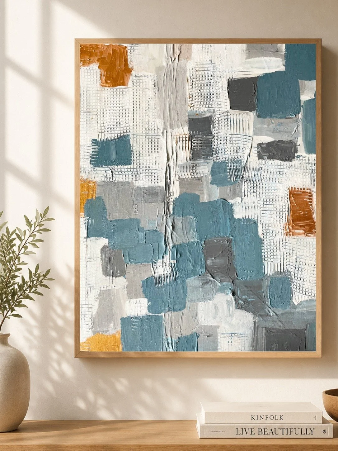 Purity — Abstract Wall Art Print for Living Room or Home Office (Digital Download)