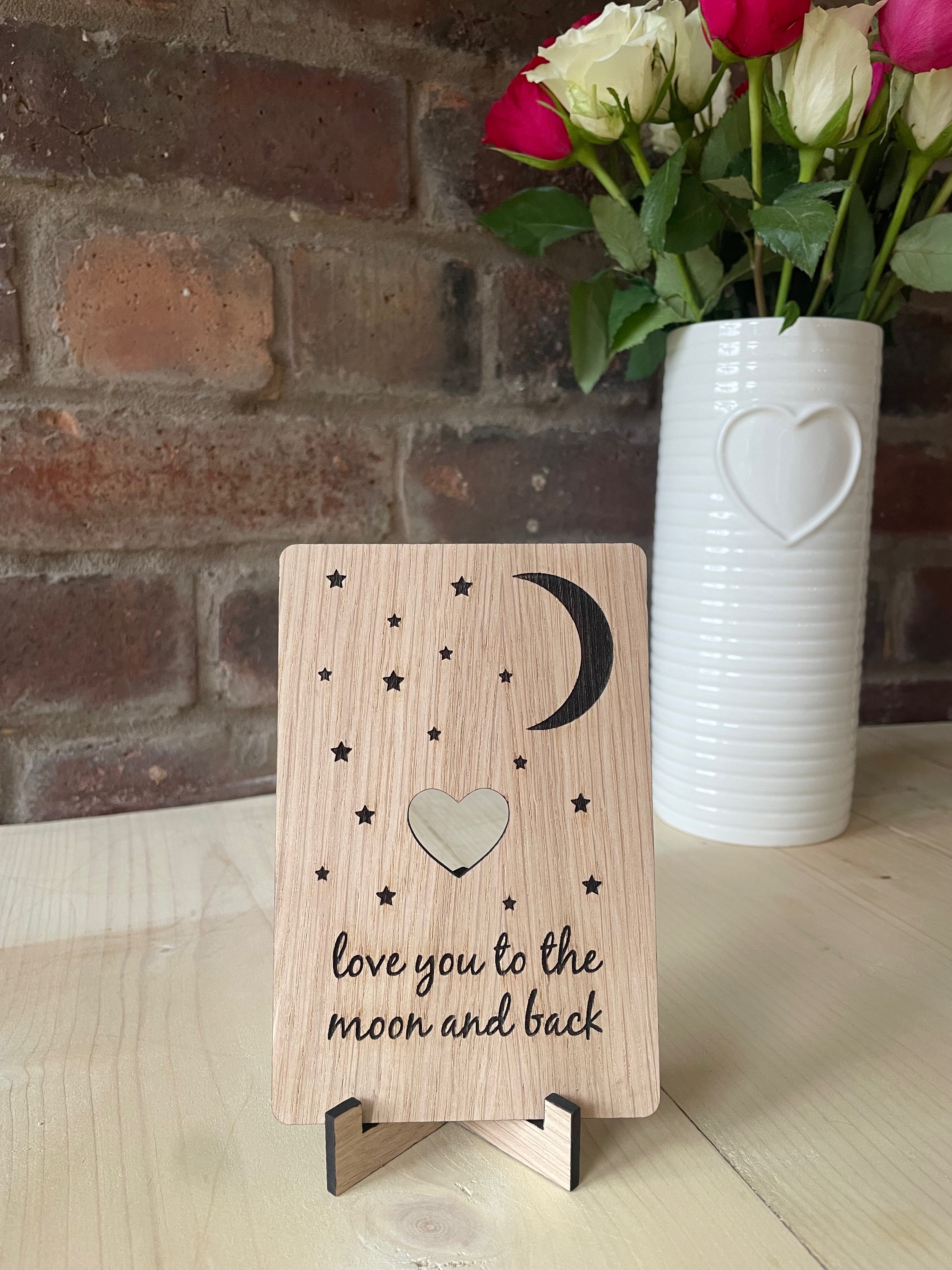Valentines card with stand