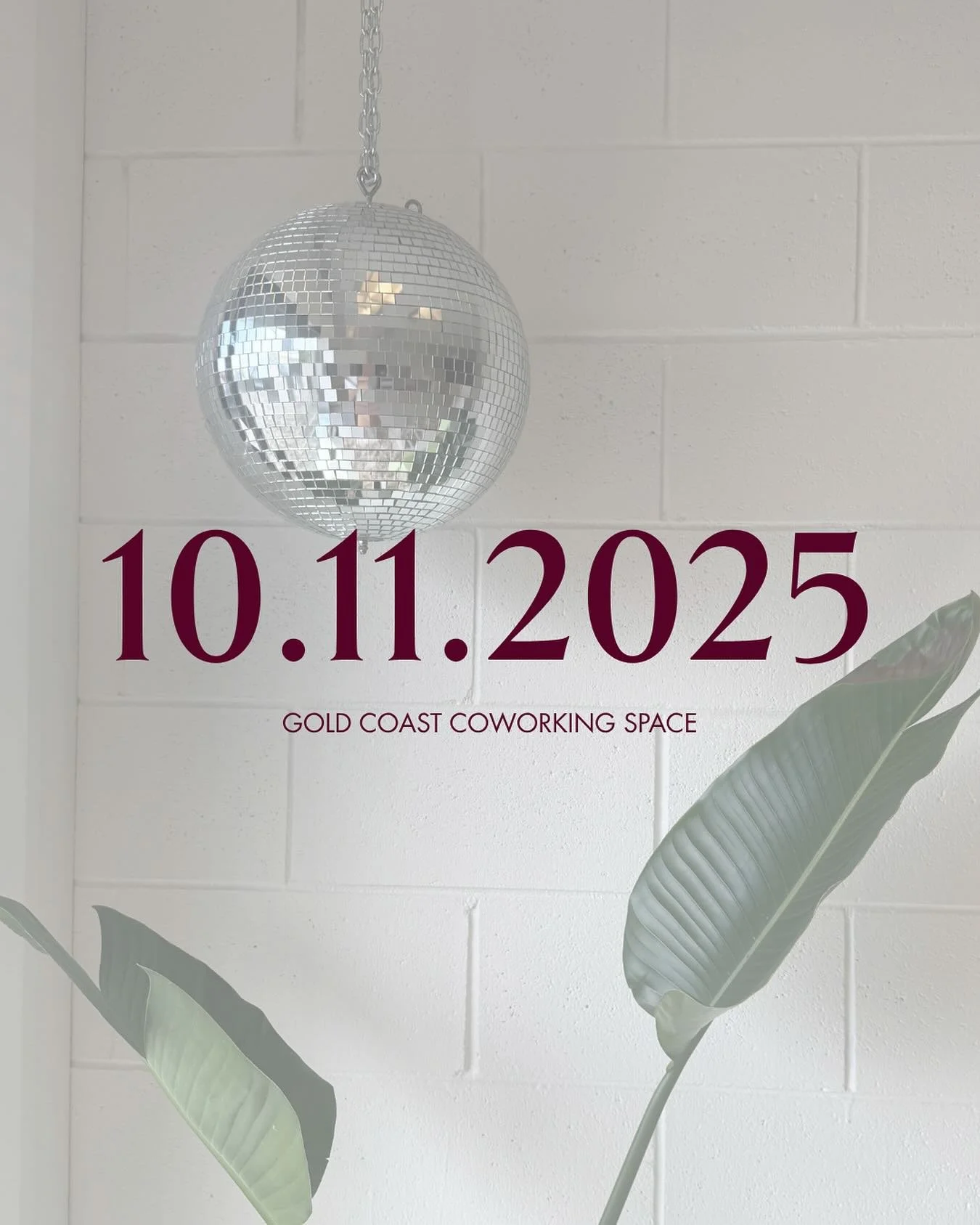 Doors opening 10.11.2025 and bookings are now live via our website (link in bio). We can&rsquo;t wait to see you 🪩