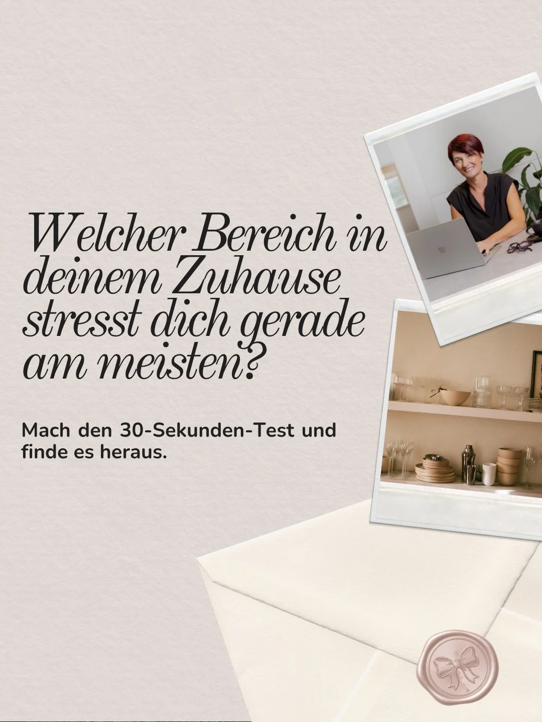 Die meisten Menschen haben nicht nur ein Problem in ihrem Zuhause. Sie haben mehrere:

Der Kleiderschrank nervt.
Die K&uuml;che ist voll.
Und eigentlich m&uuml;sste im ganzen Zuhause aussortiert werden. 🤯

Deshalb die Frage:
👉 Wo w&uuml;rde dir ein