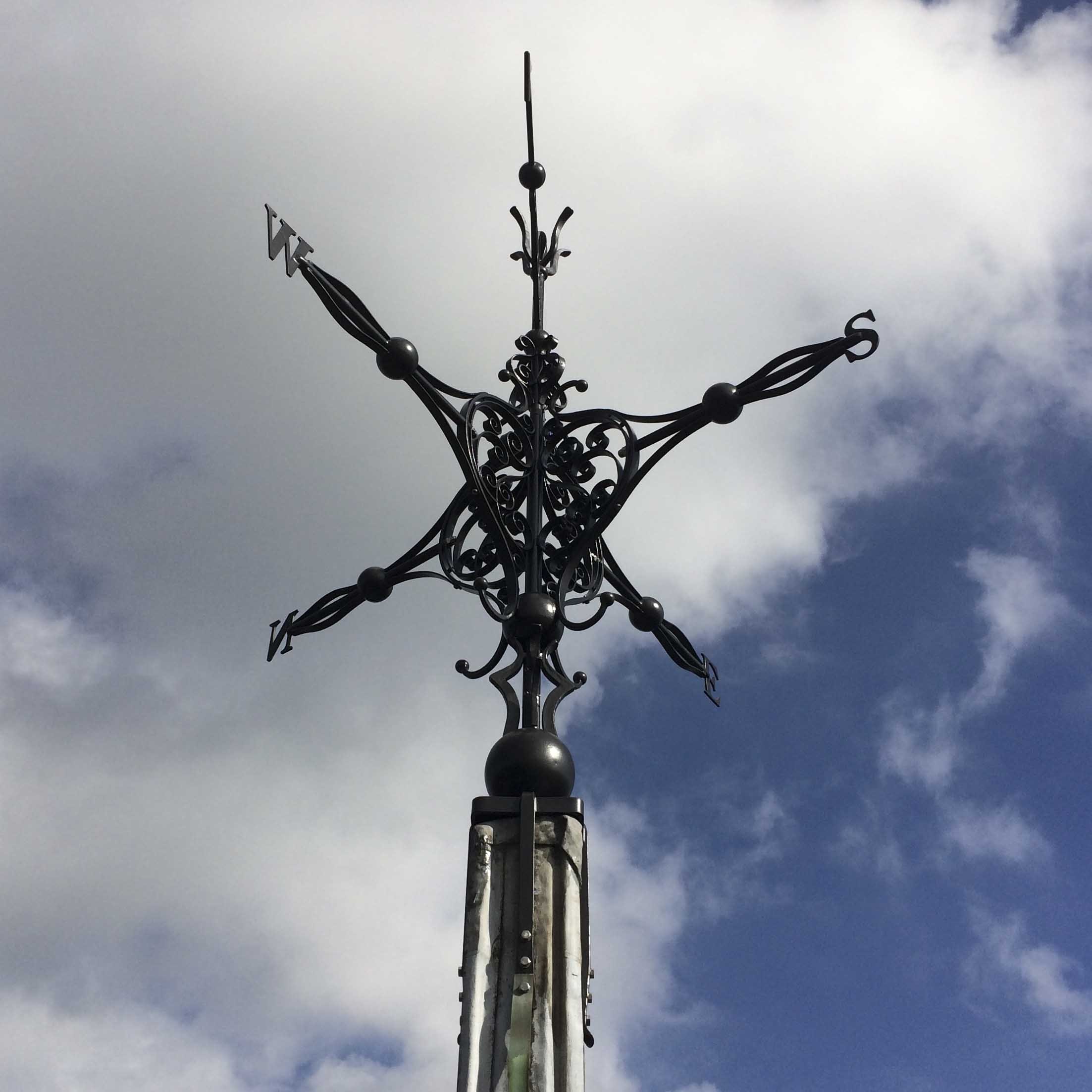 St. Leonard's Church weathervane from a different angle