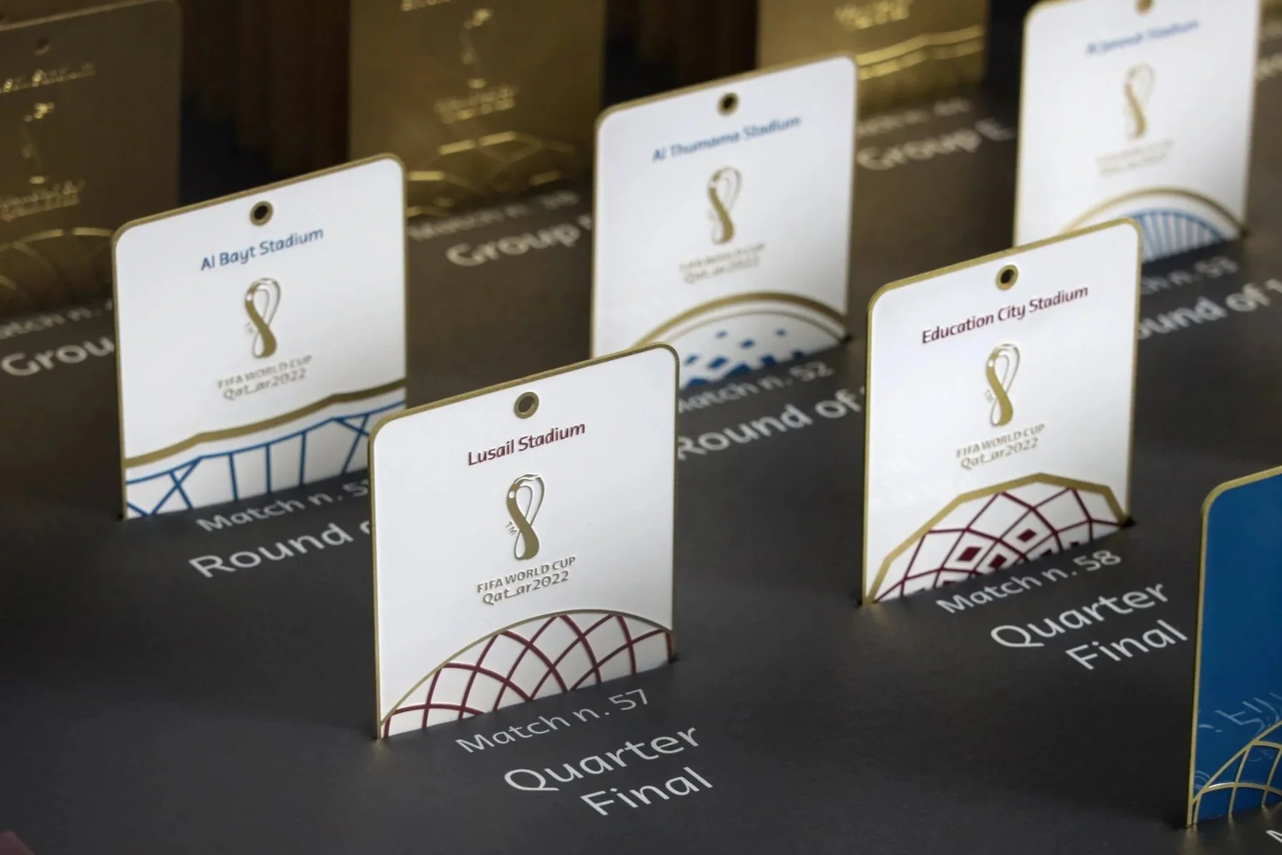The Cultural Gifting — Bespoke VIP Artwork, Event Activations, and Ramadan Gifting. Culturally rooted designs defined by exclusivity and distinction. FIFA Qatar 2022 Collectible Metal Cards VIP Bronze Enamel