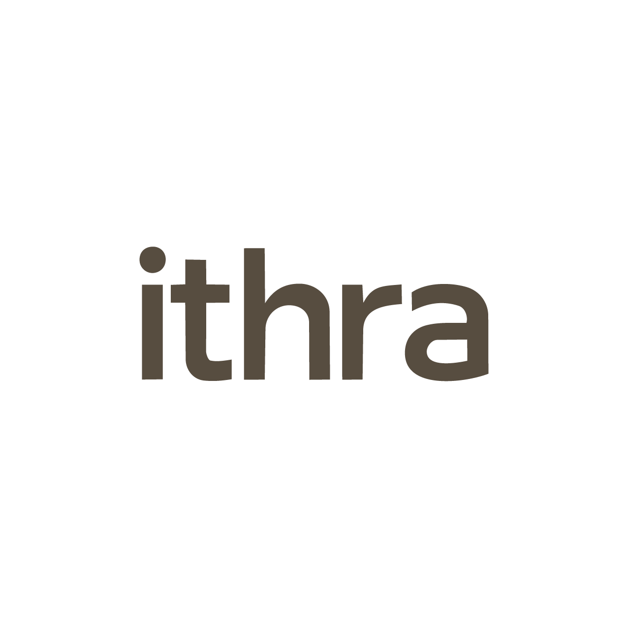 Black background with the words "i thra" and a small white star or burst at the top.