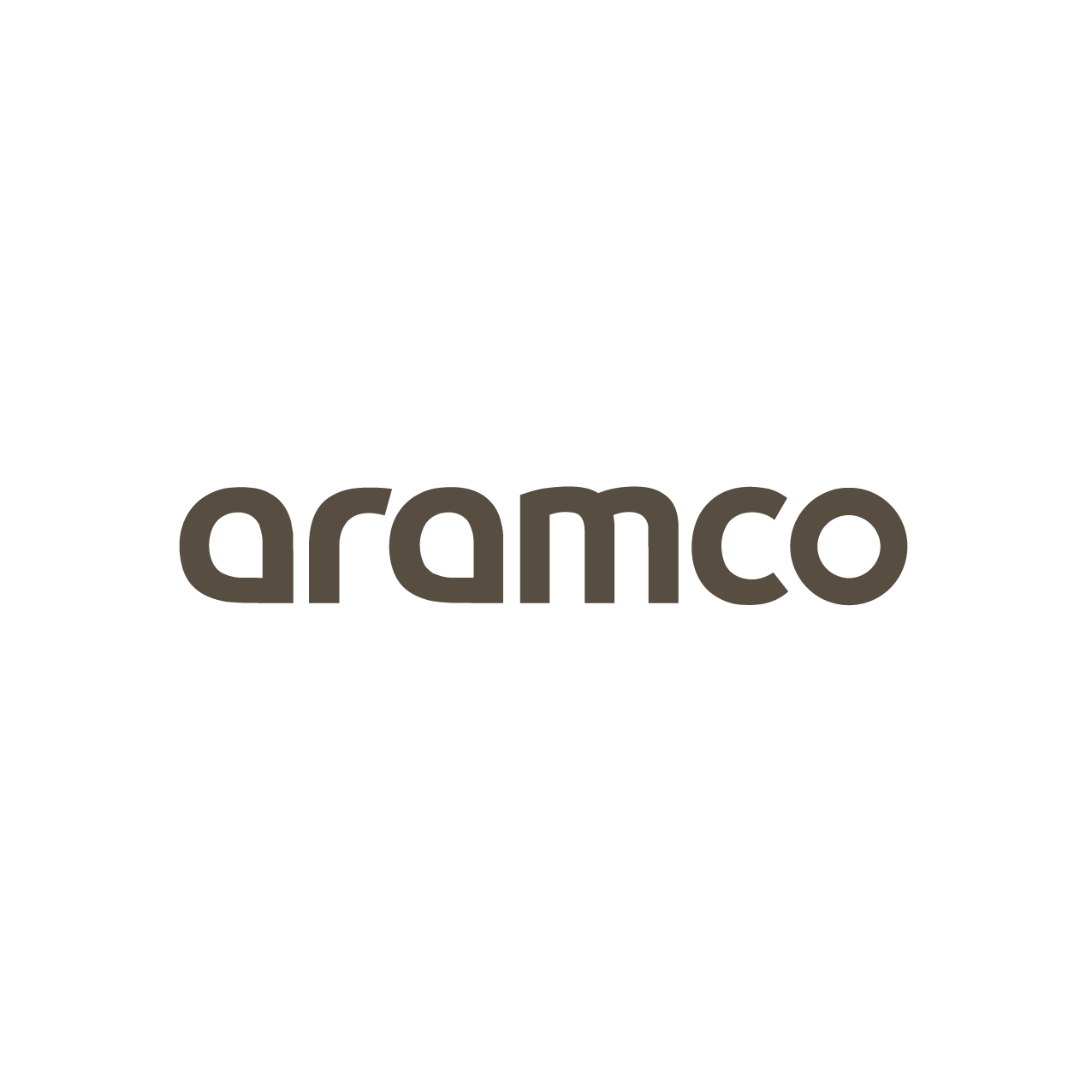 The logo for Aramco, an oil and energy company, is displayed in this image.