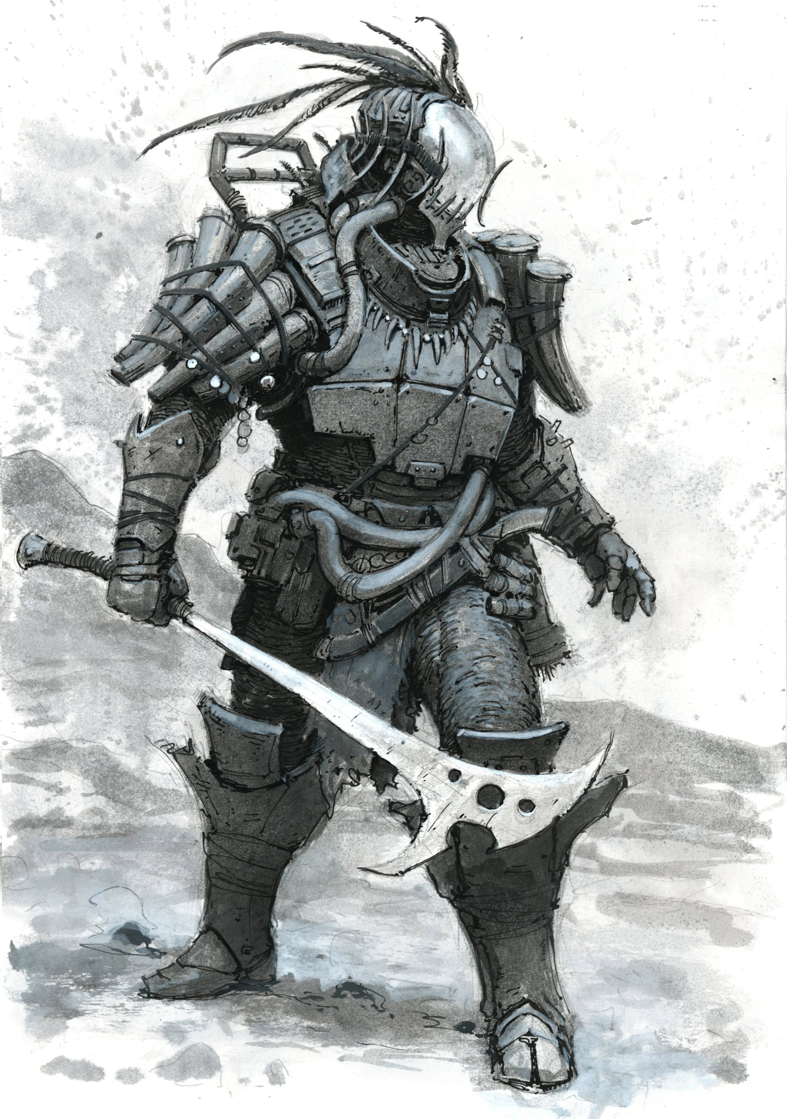 Karull warrior ink painting.jpg