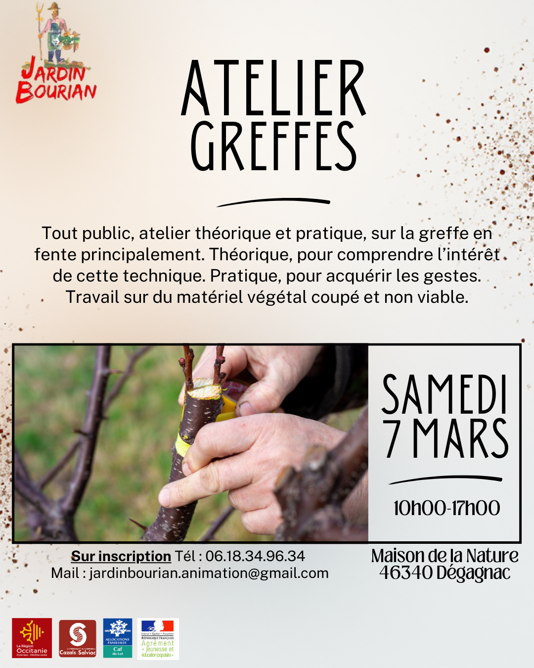 Atelier-Goûter : Apprendre à greffer