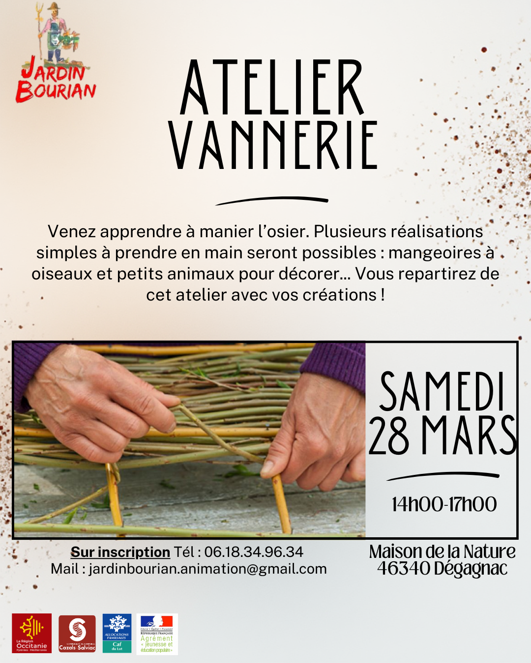 Atelier-Goûter : Vannerie