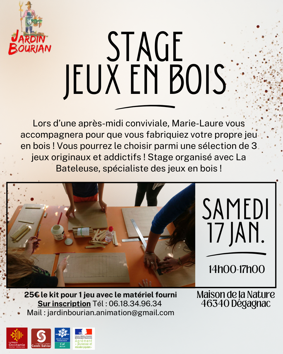 Stage : Jeux en bois