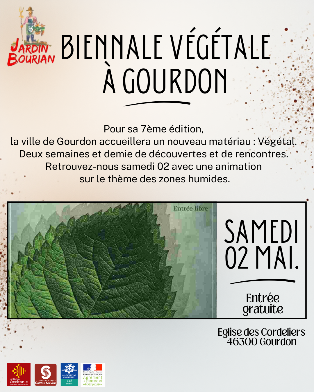 Animation aux Biennale végétale à Gourdon