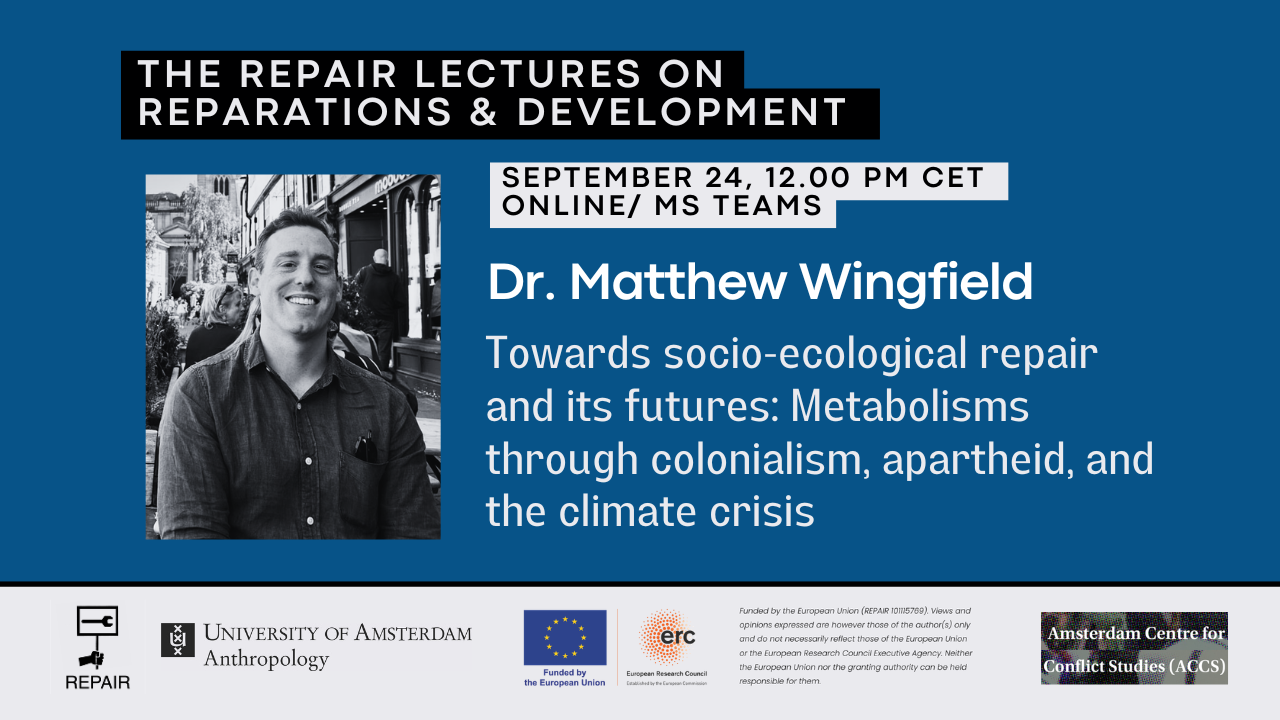 New REPAIR lecture recording: Socio-ecological repair