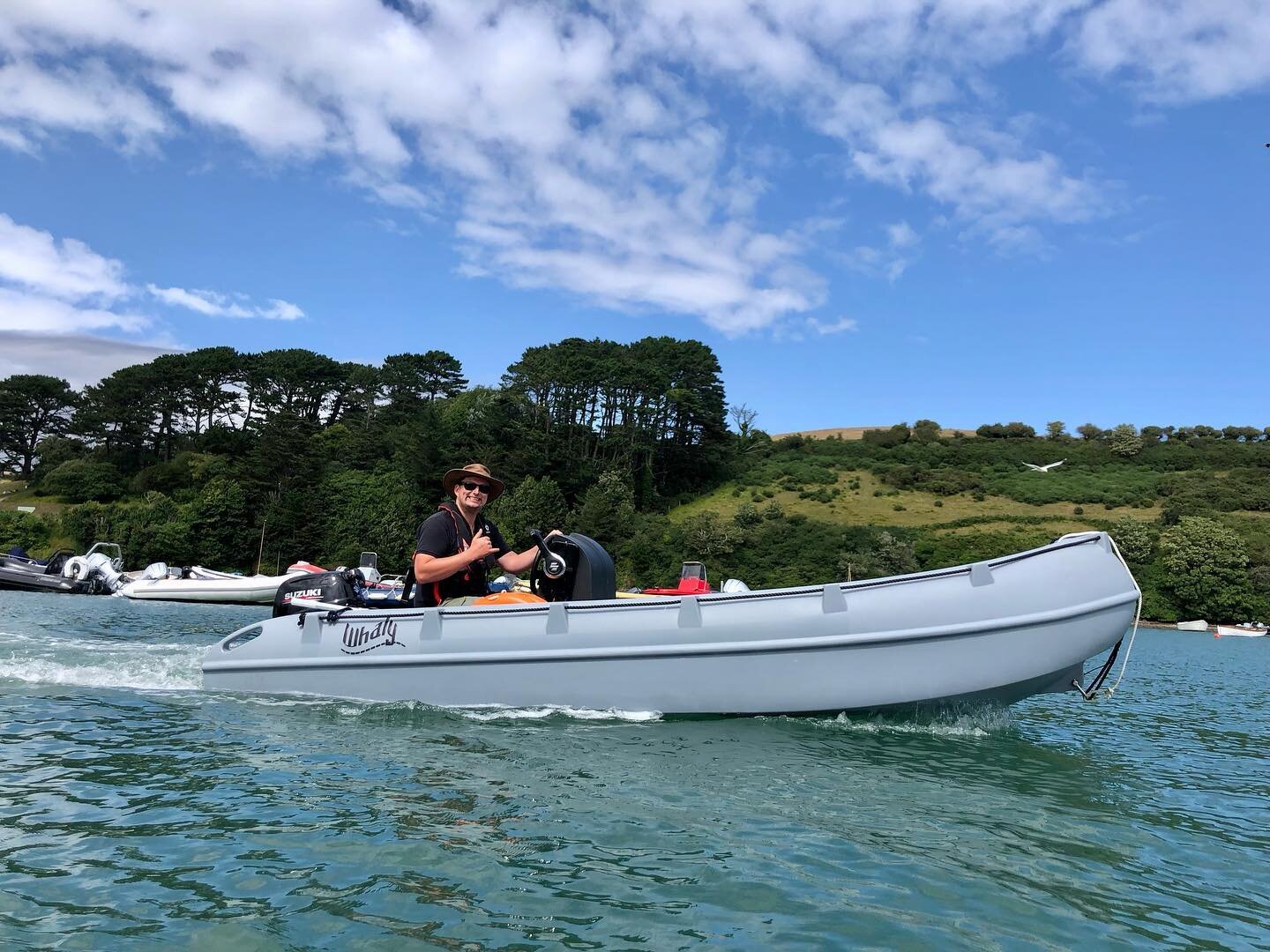 Fancy having a whale 🐳 of a time on your next trip to Salcombe? 

Today we launched one of our brand new Whaly 435&rsquo;s 🚤

These capable hulls can comfortably fit 8 people and provide easy beaching with boarding steps! 🏝️ ⚓️

Stay posted&hellip