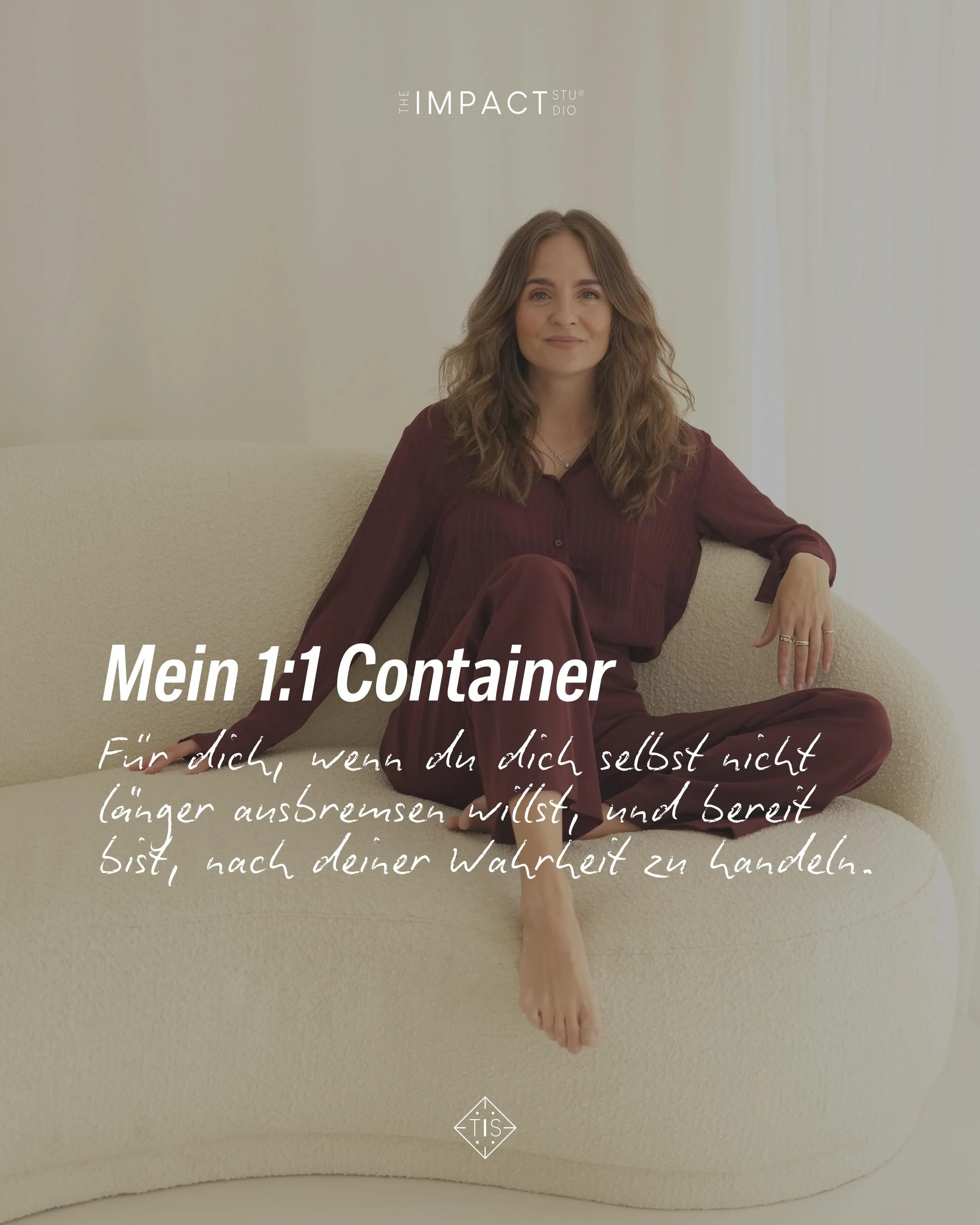 Du wei&szlig;t l&auml;ngst, was zu tun ist. Es ist Zeit, danach zu handeln ❤️&zwj;🔥 

Mein 1:1 Container. F&uuml;r dich. F&uuml;r deine Selbstf&uuml;hrung. Deinen inneren Halt. 

F&uuml;r klare Entscheidungen nach deiner Wahrheit - trotz der Unsiche