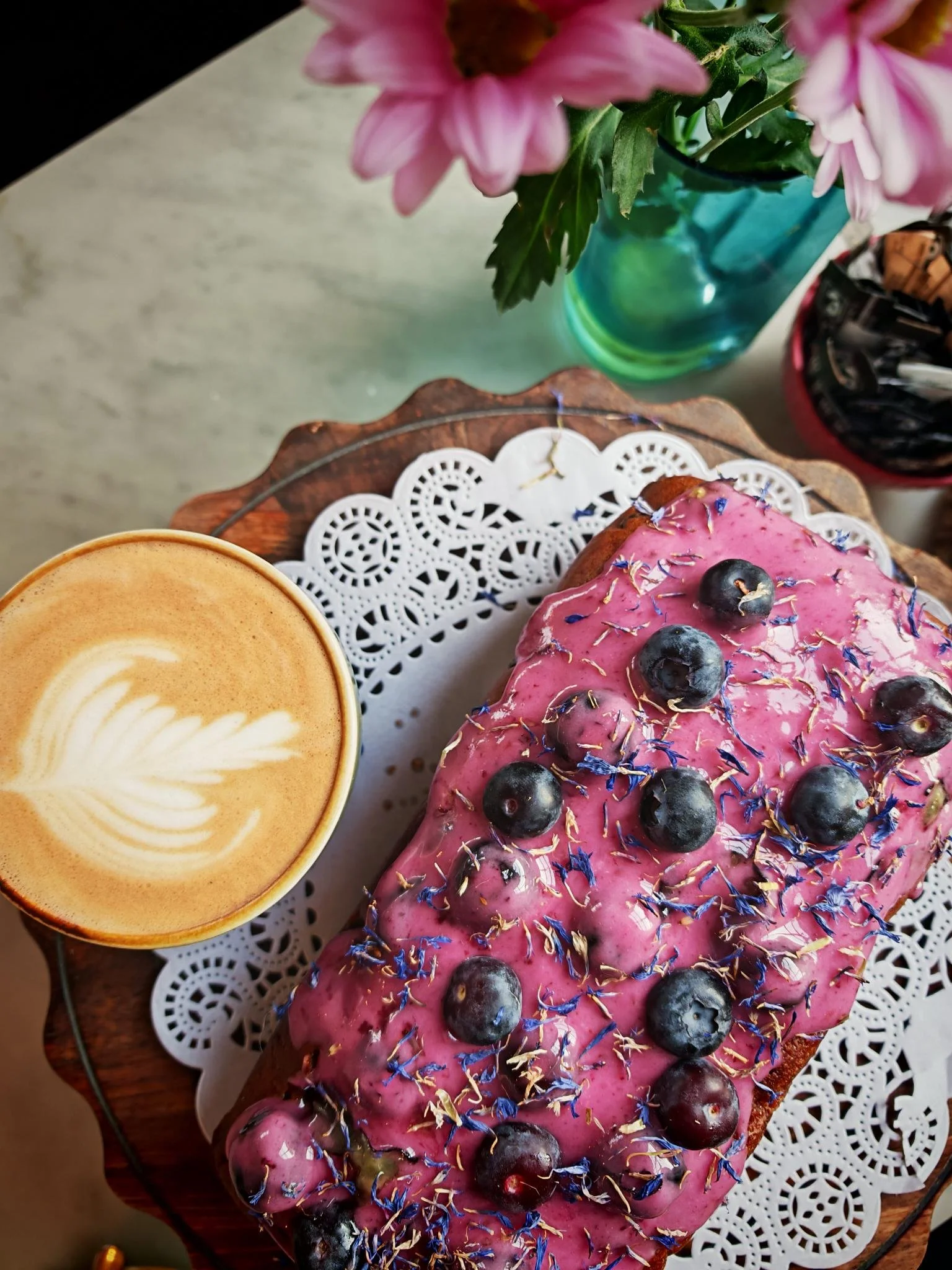 Vegan Blueberry & Lemon Loaf