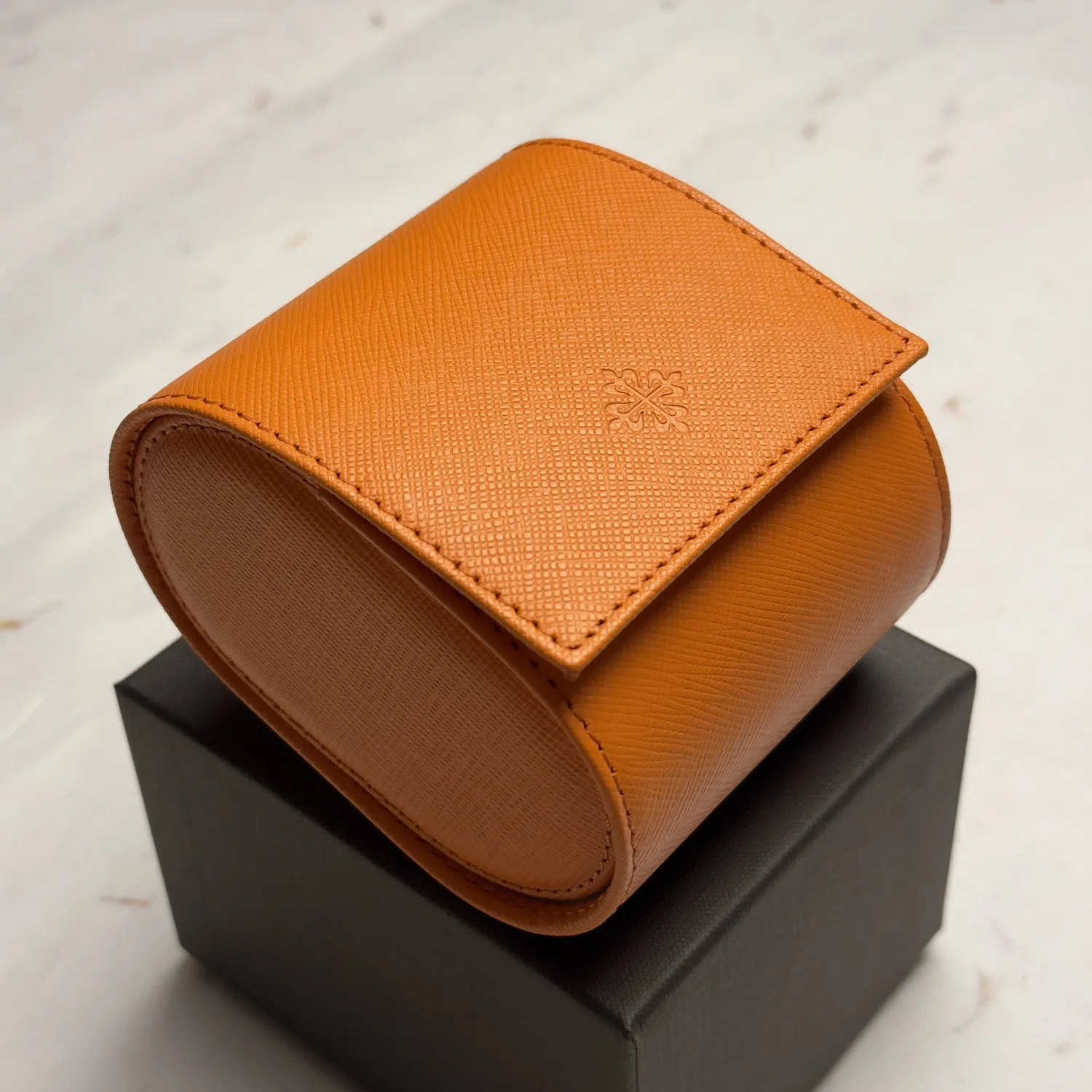 Patek Philippe Orange Leather Watch Case