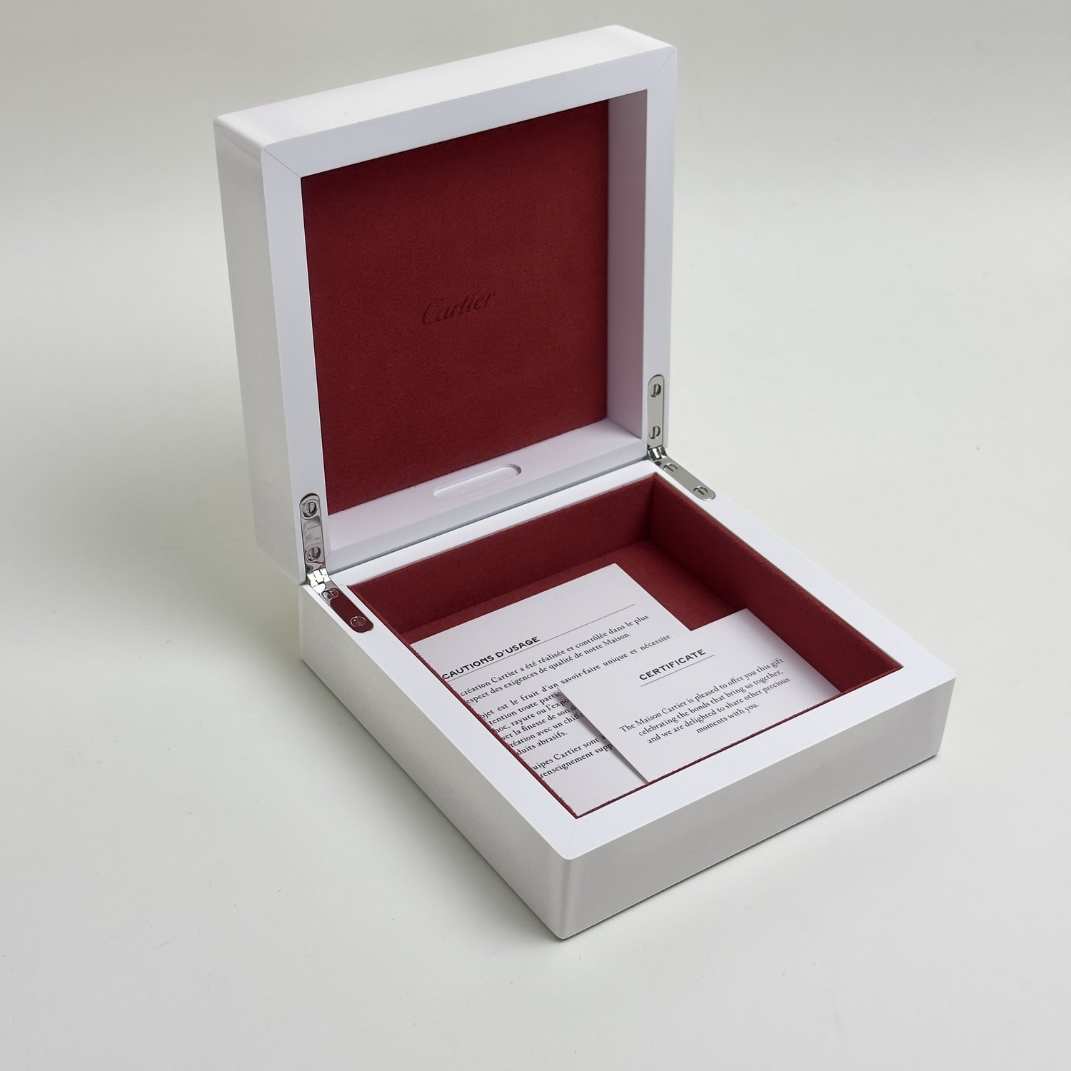 Cartier Red Jewelry Box Cartier Red Ring Box – Authentic Jewelry Case | Mercari main image 2