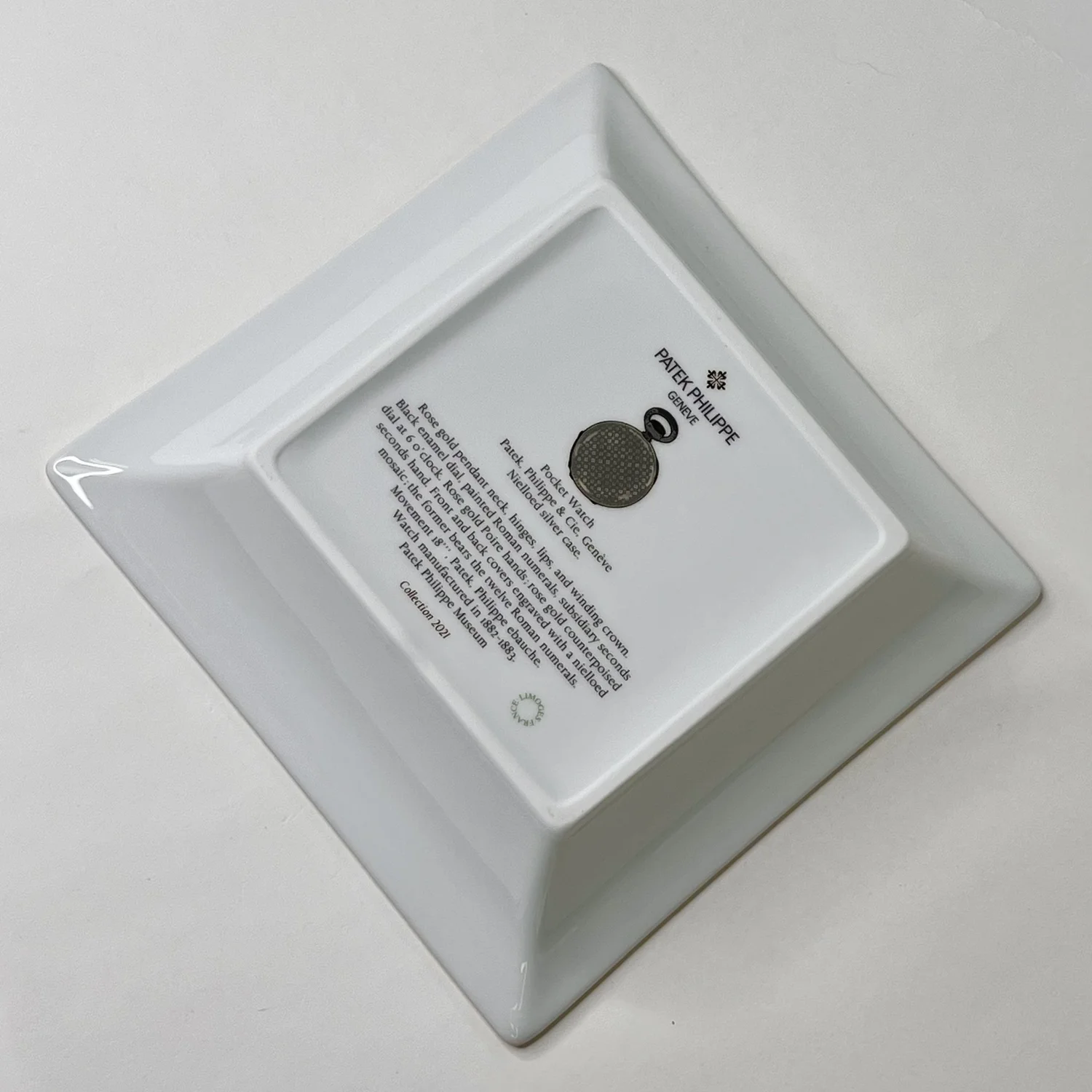 Patek Philippe Limoges Porcelain and Enamel Cigar Tray