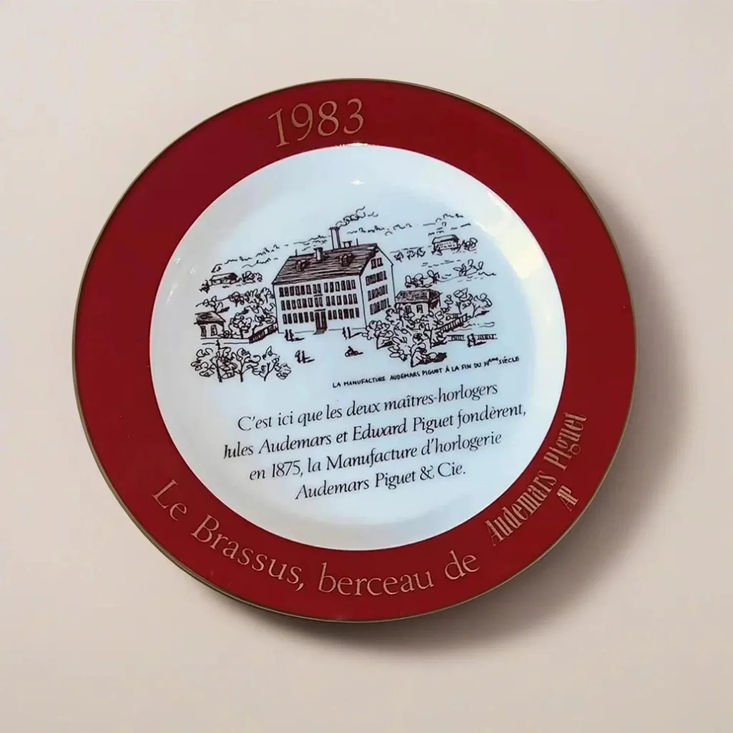 【箱・説明書付き】Audemars Piguet 1983年 イヤープレート Audemars Piguet Heritage Plate 1983
