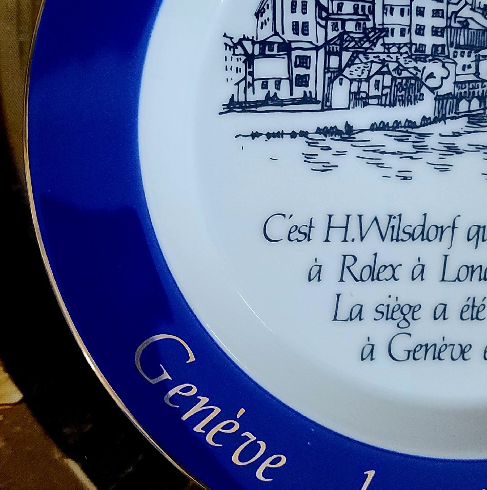 Rolex 1981 Geneva Plate