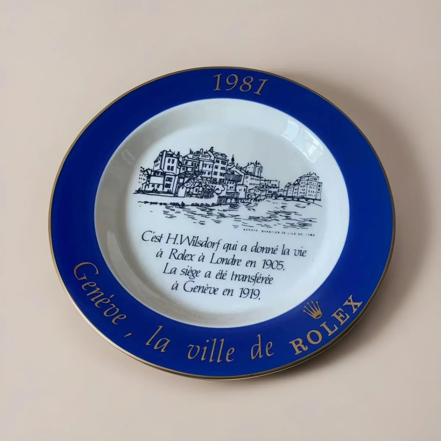 Rolex 1981 Geneva Plate