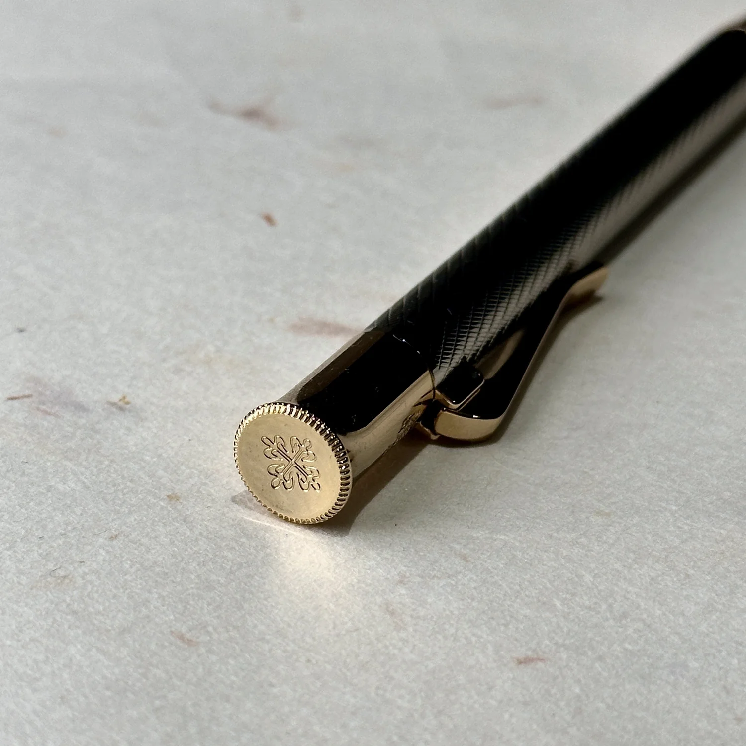 Patek Philippe Pen with original box, Golden ballpoint pen, VIP Gift