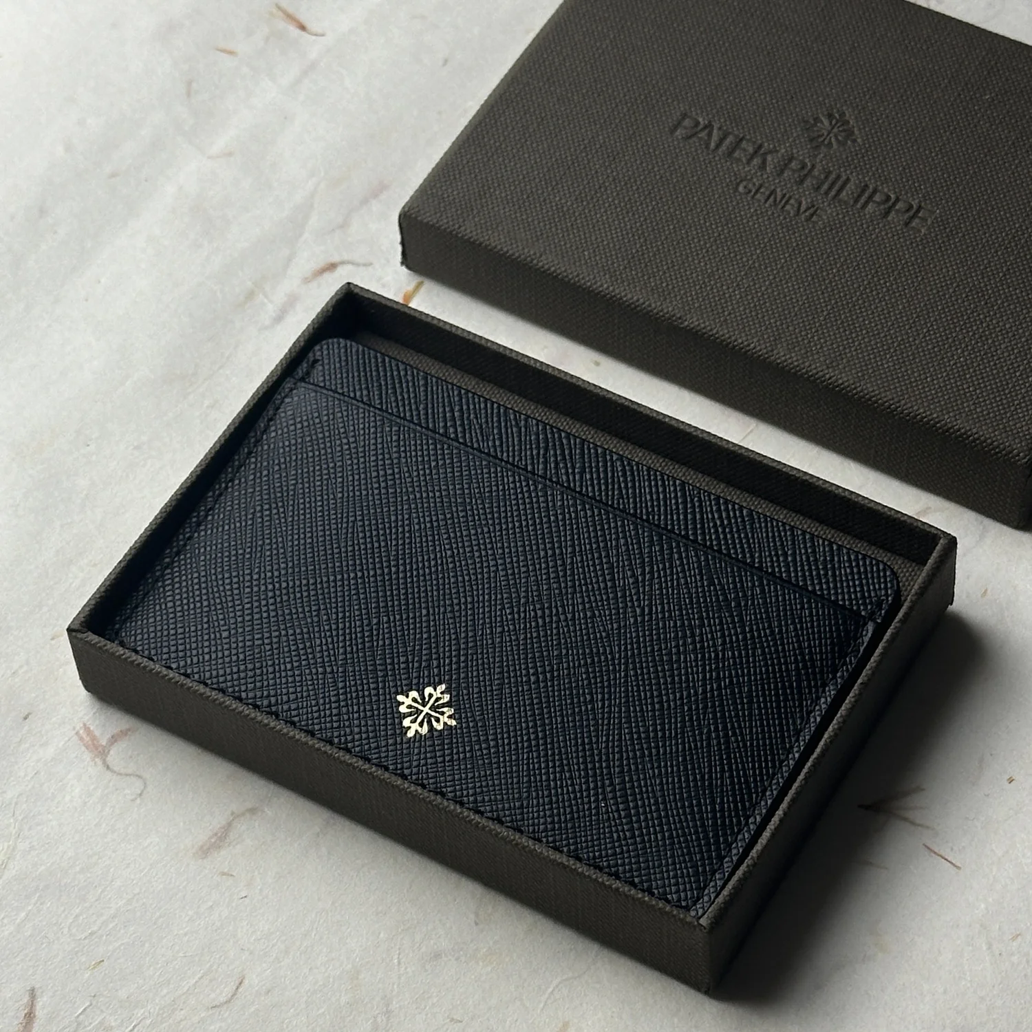 Exclusive Patek Philippe VIP Leather Card Holder | Luxury 3 Pocket 