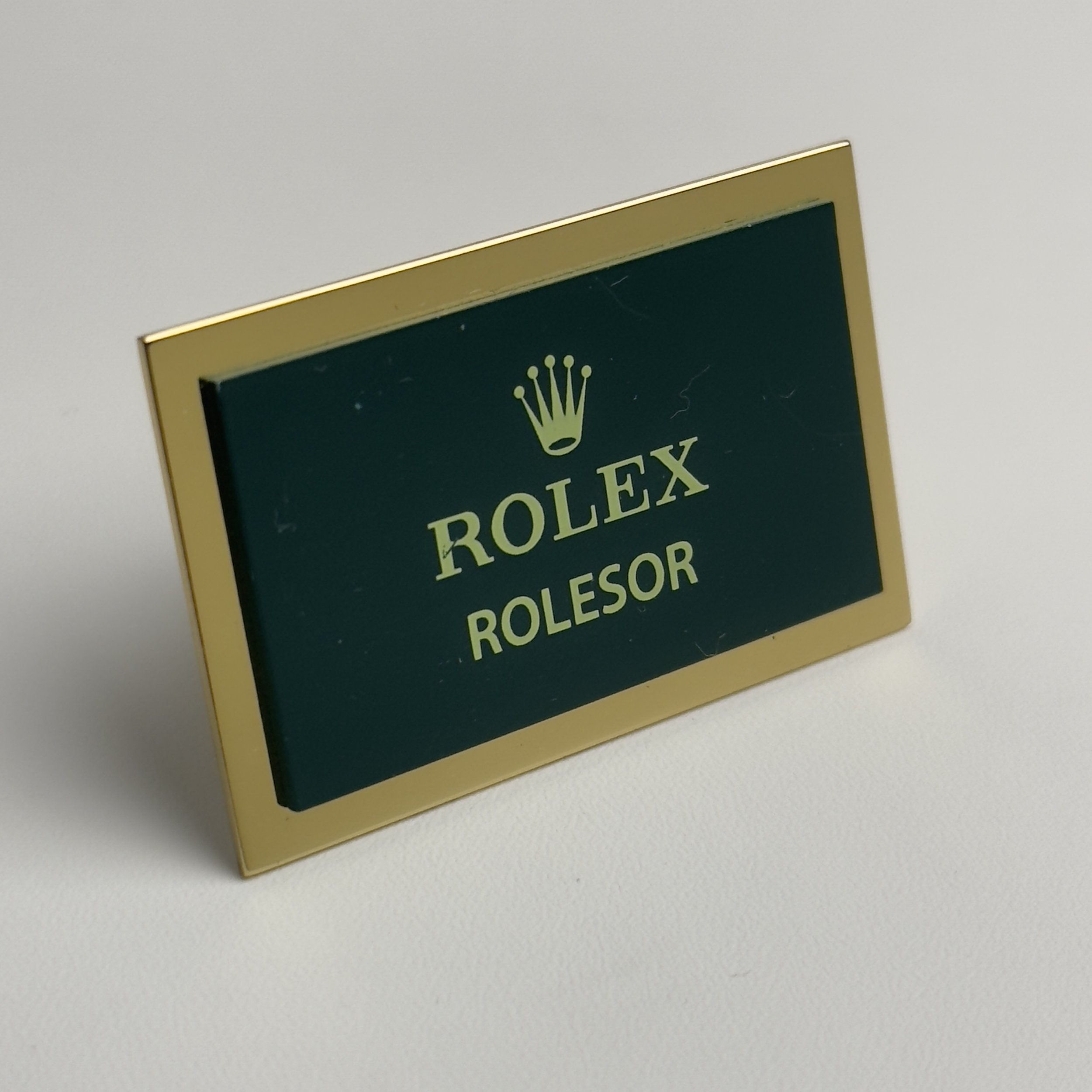 Rolex "ROLESOR" Display Plaque