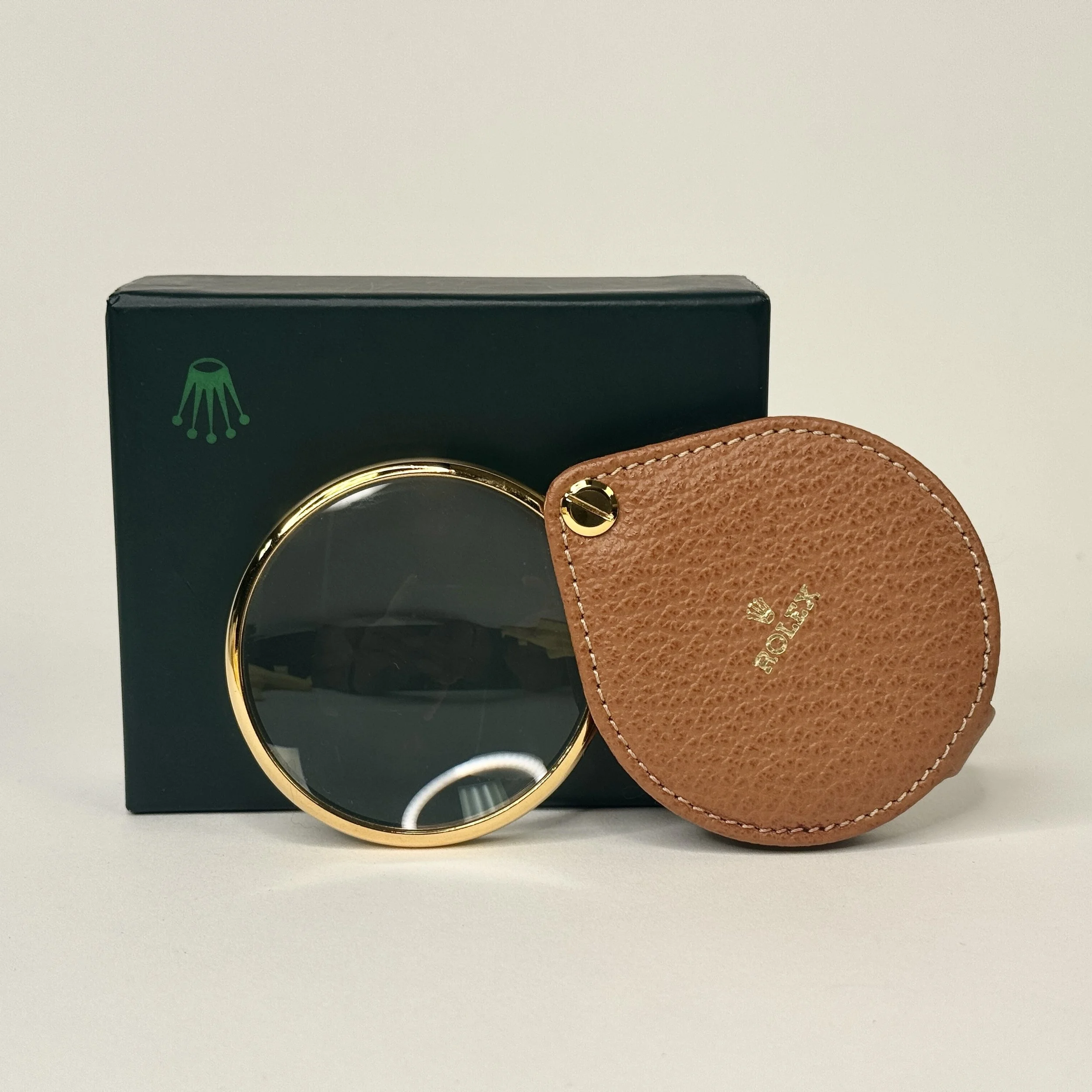 Rolex Vintage Gold Crown Magnifying Glass