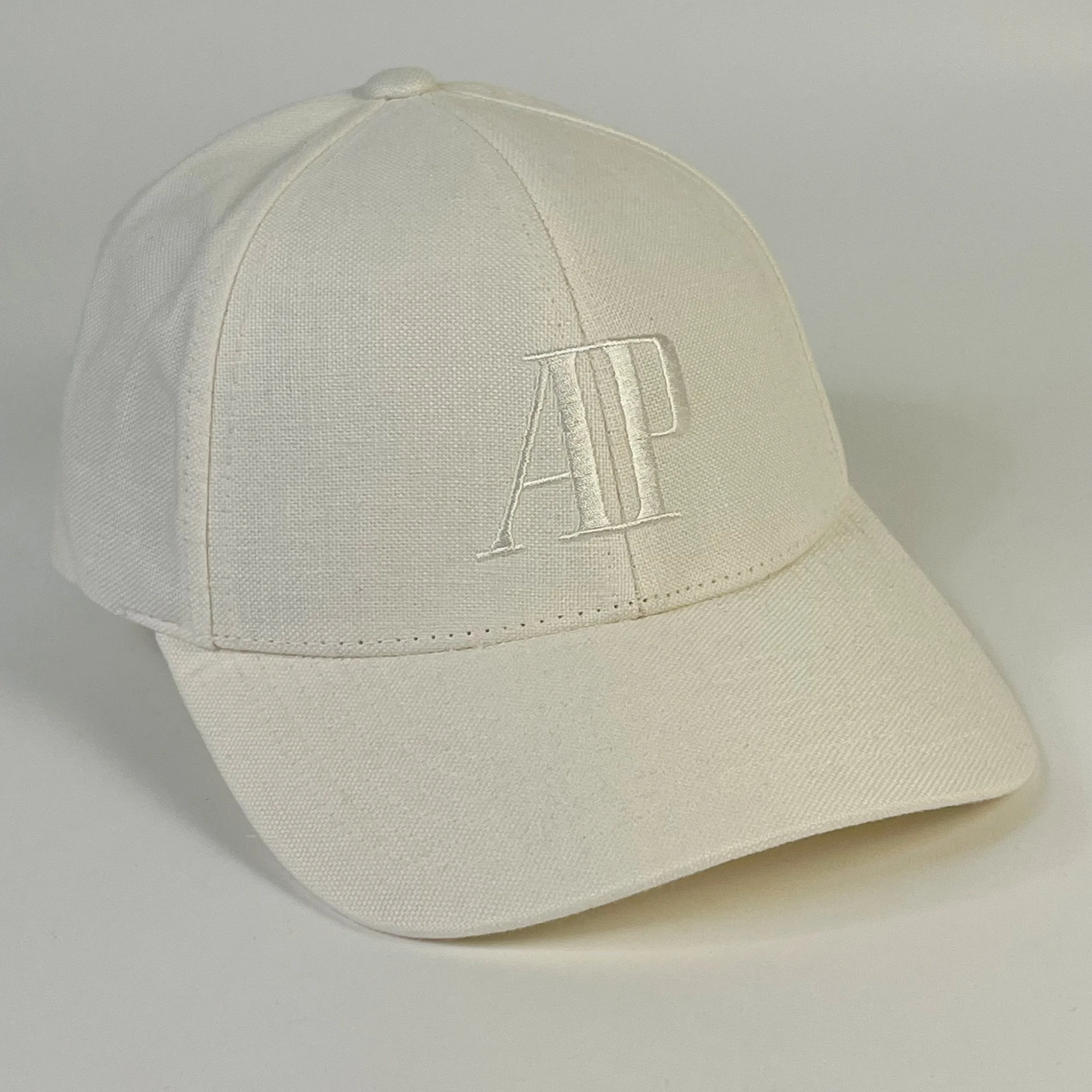 Audemars Piguet x Varsity White Linen Baseball Cap