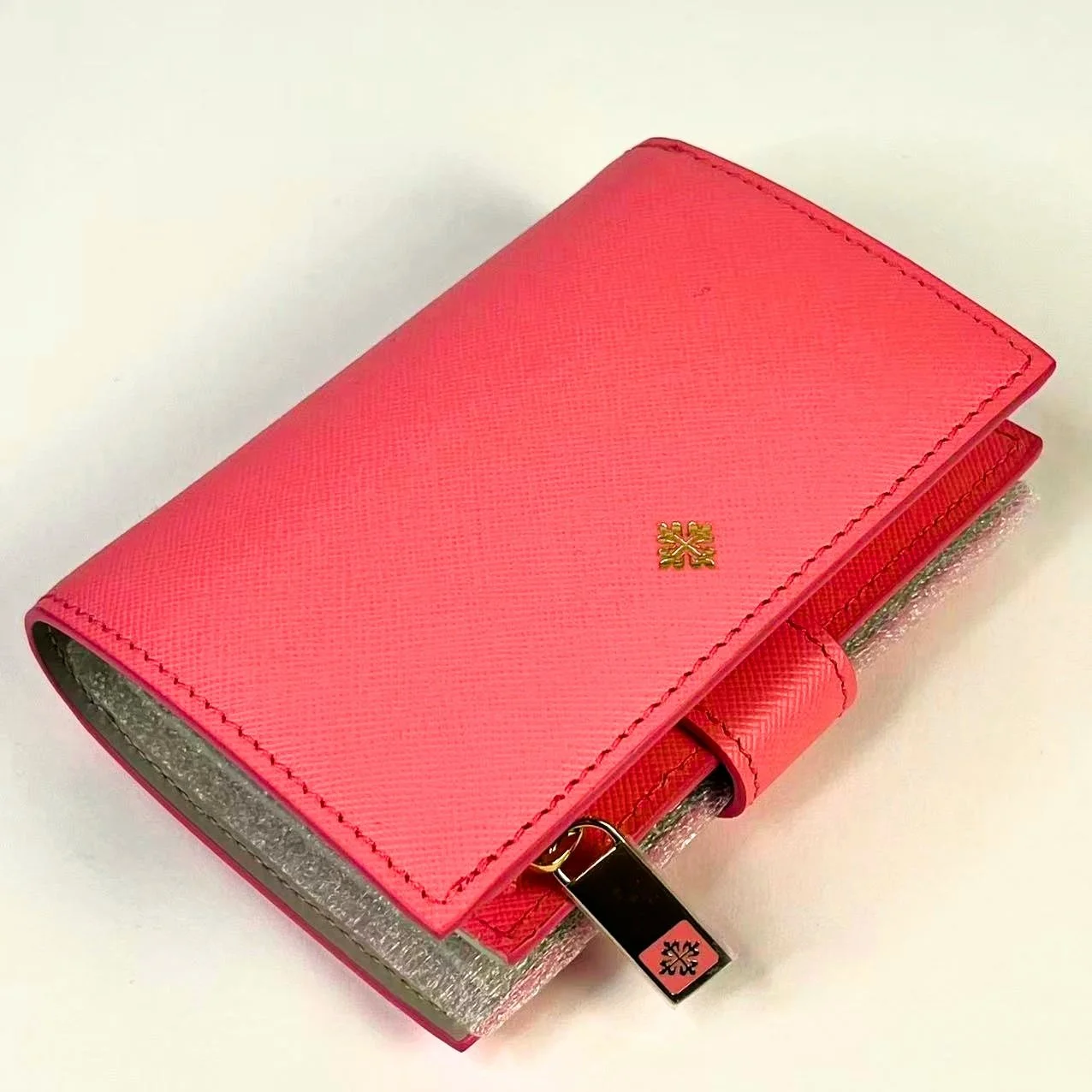 Patek Philippe Calatrava Saffiano Pink Leather Wallet