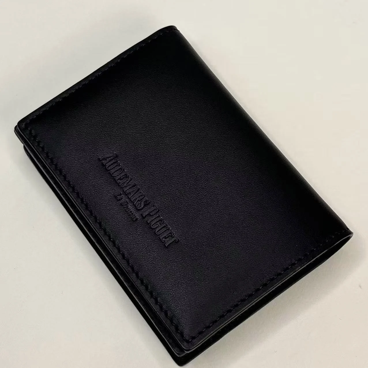 Audemars Piguet Embossed Black Leather Wallet
