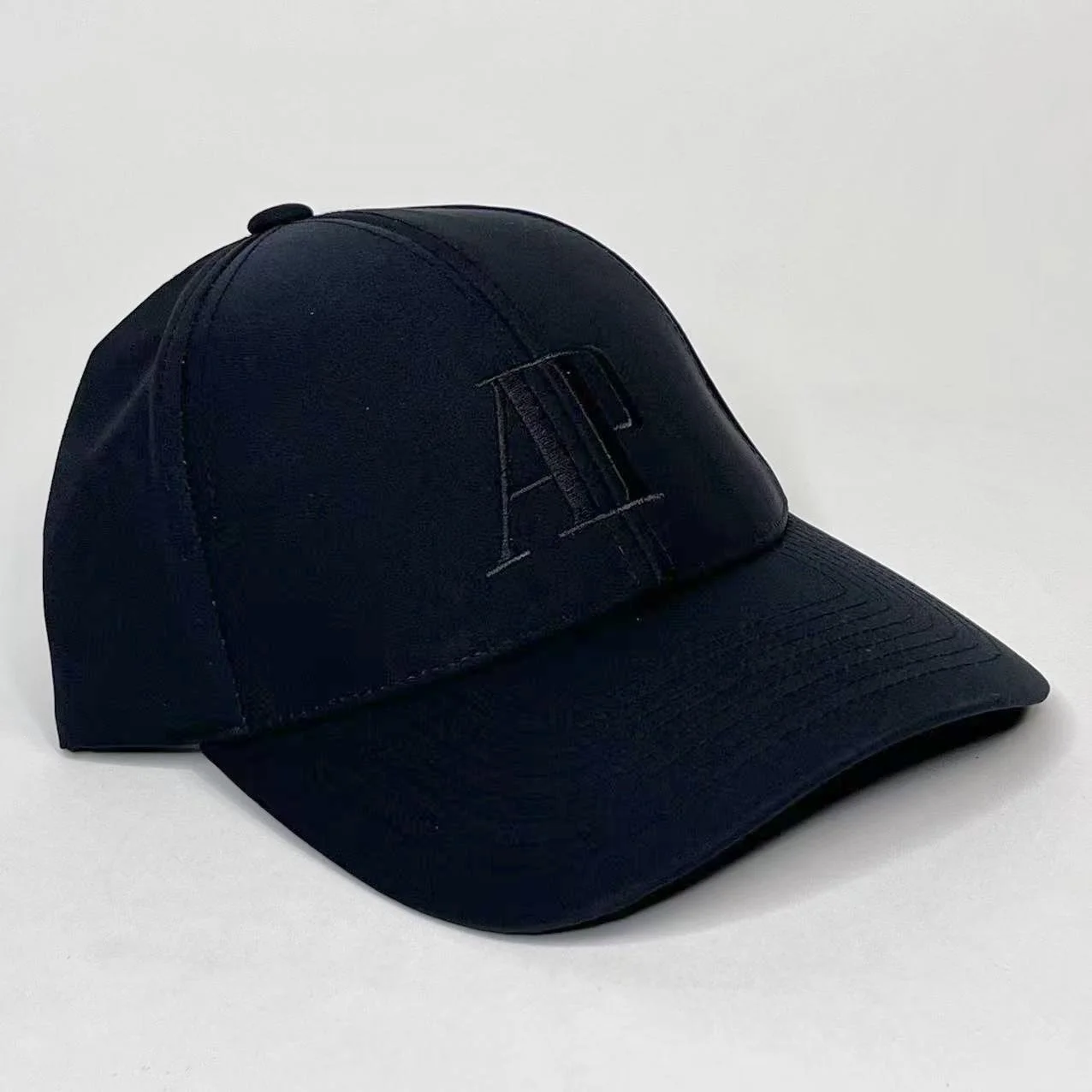 Audemars Piguet x Varsity Black Cotton Baseball Cap with AP Logo