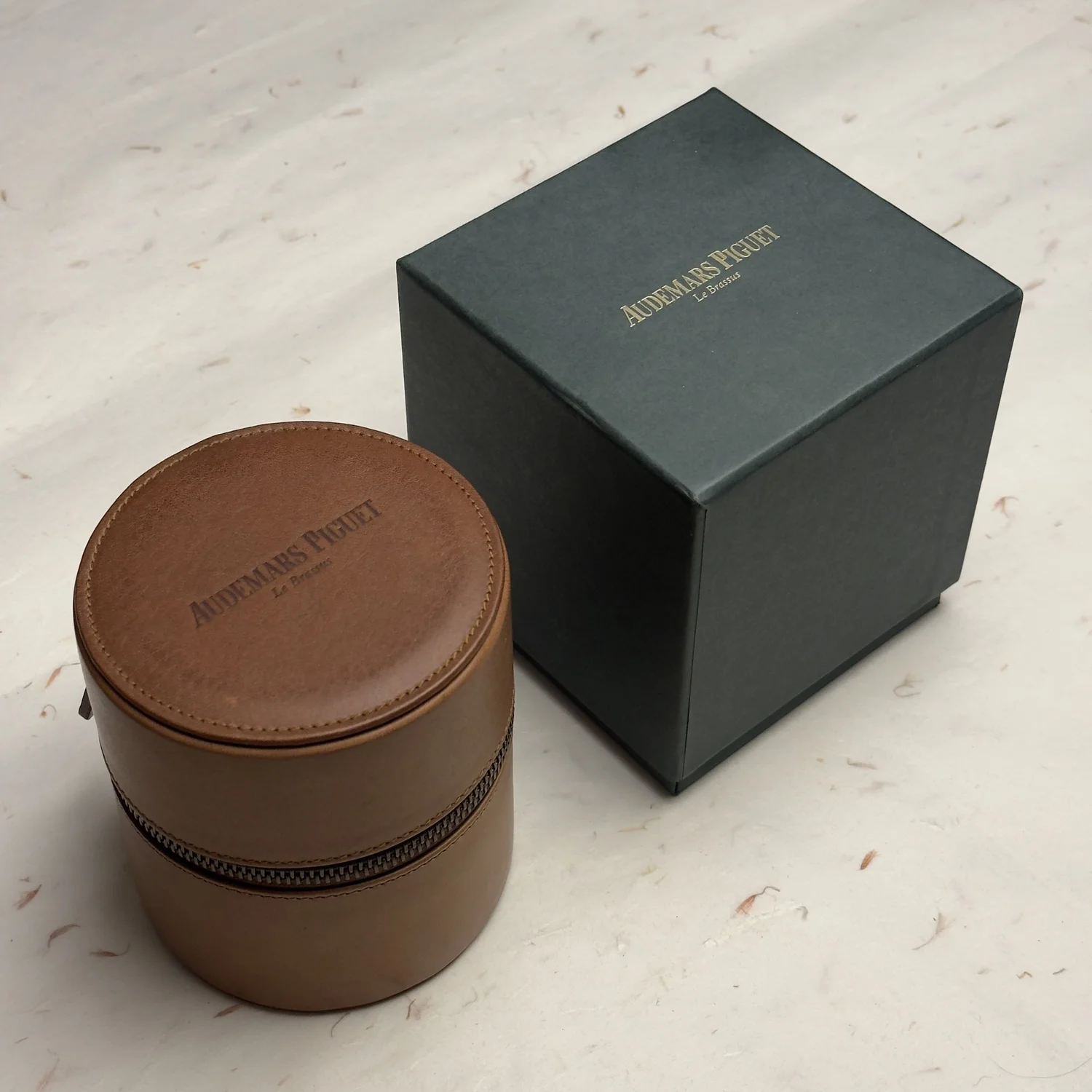 Audemars Piguet Brown Leather Watch Travel Case