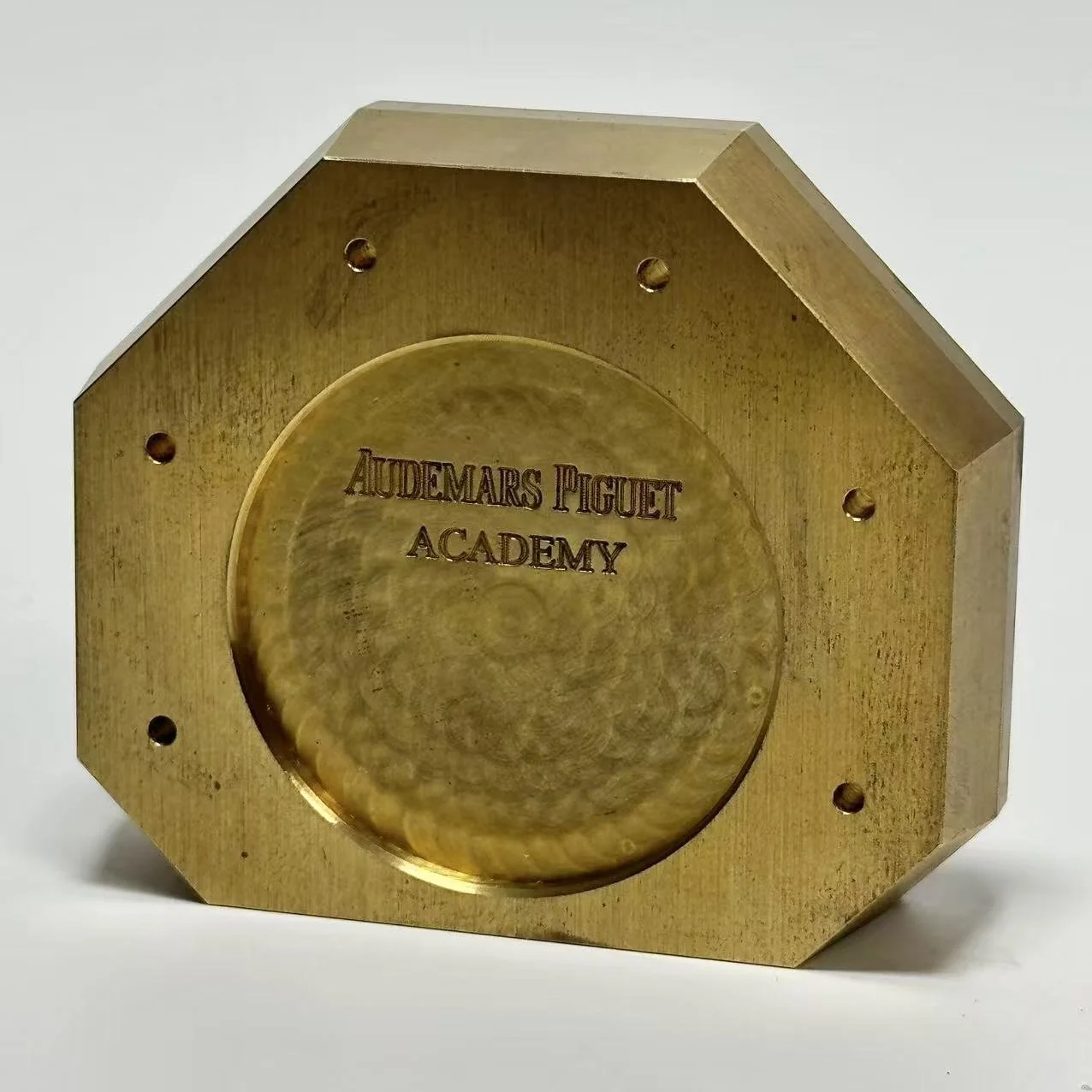 Audemars Piguet Academy Octagonal Brass Paperweight