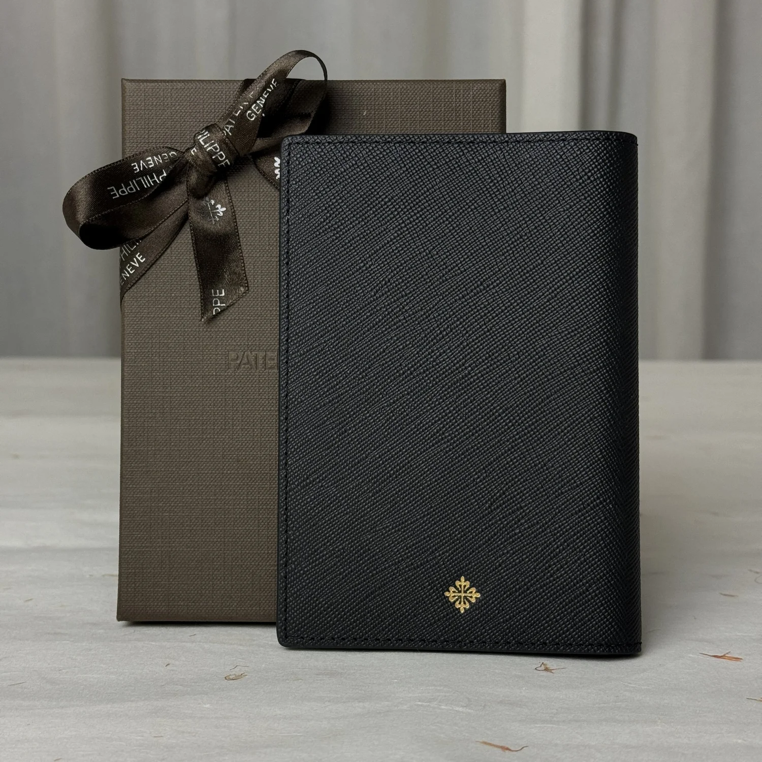 Patek Philippe Caviar Passport Holder | VIP Gift in Elegant Black 