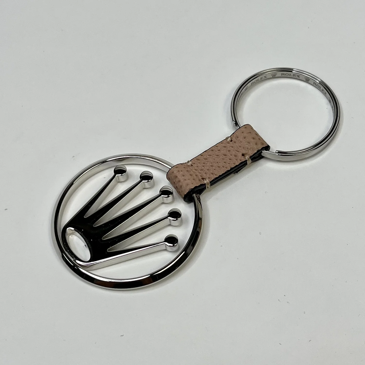 Etched Crystal Rolex Coronet On Crystal Rolex Stainless Steel