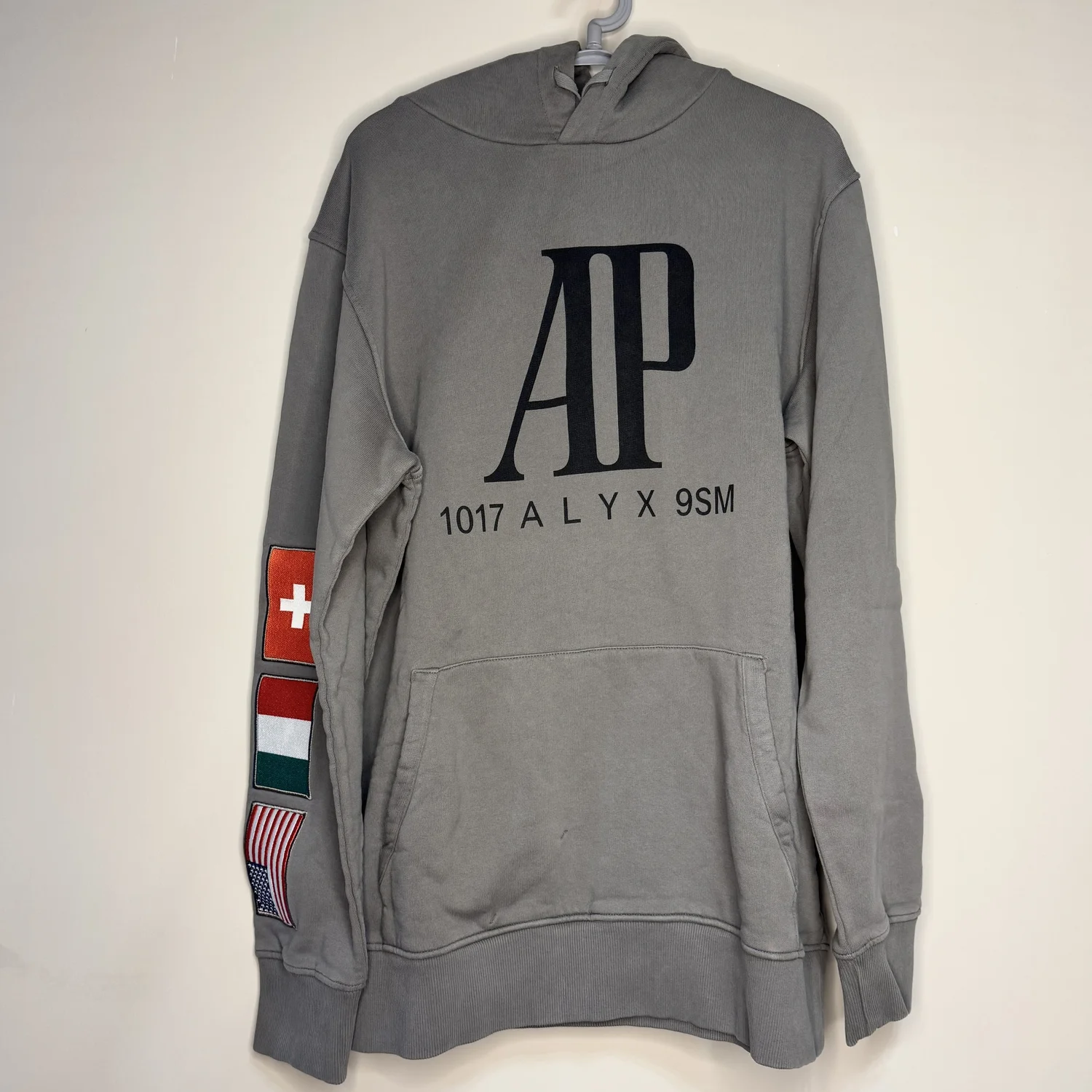 Audemars Piguet x 1017 ALYX 9SM Grey Hoodie – Italian-Made 