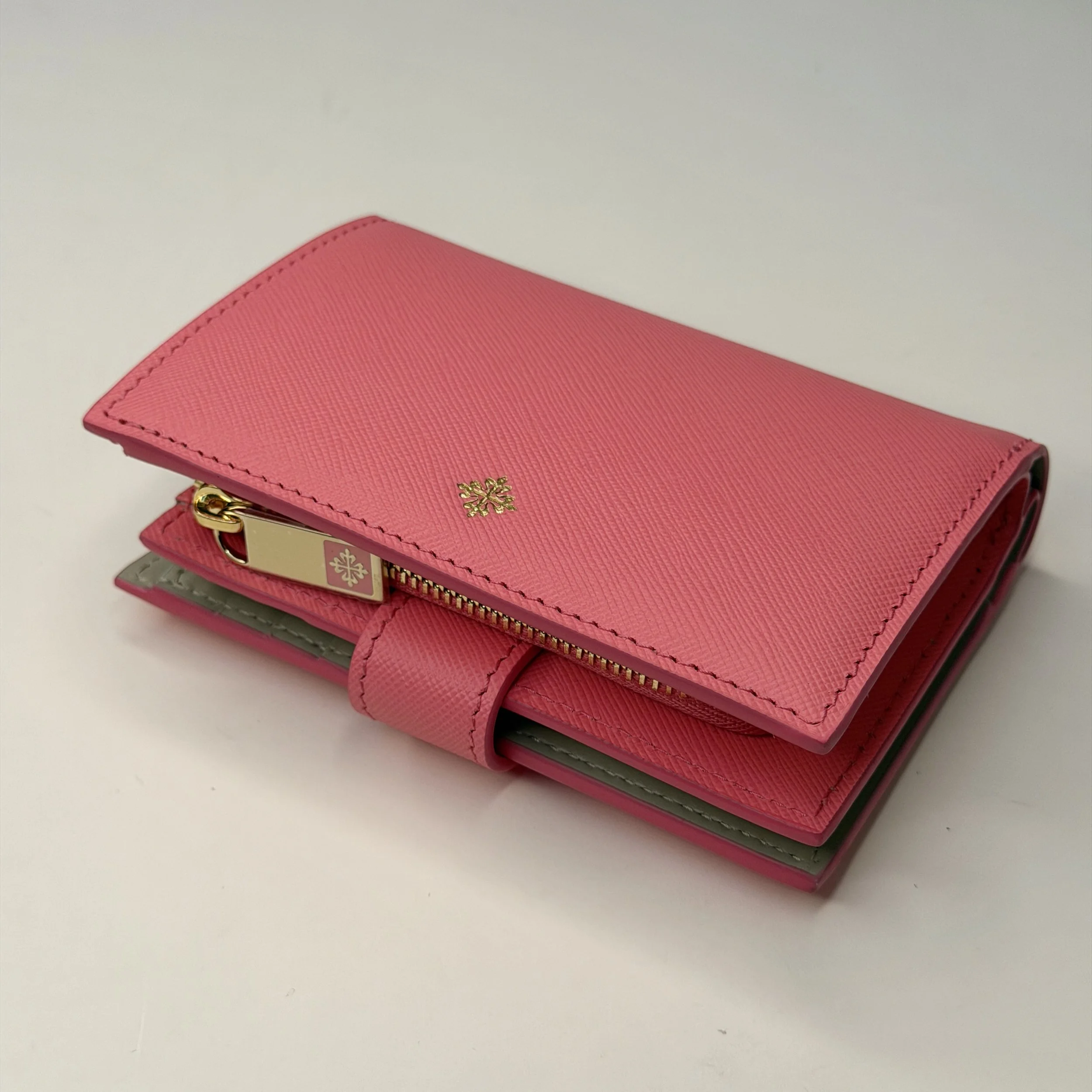 Patek Philippe Calatrava Saffiano Pink Leather Wallet