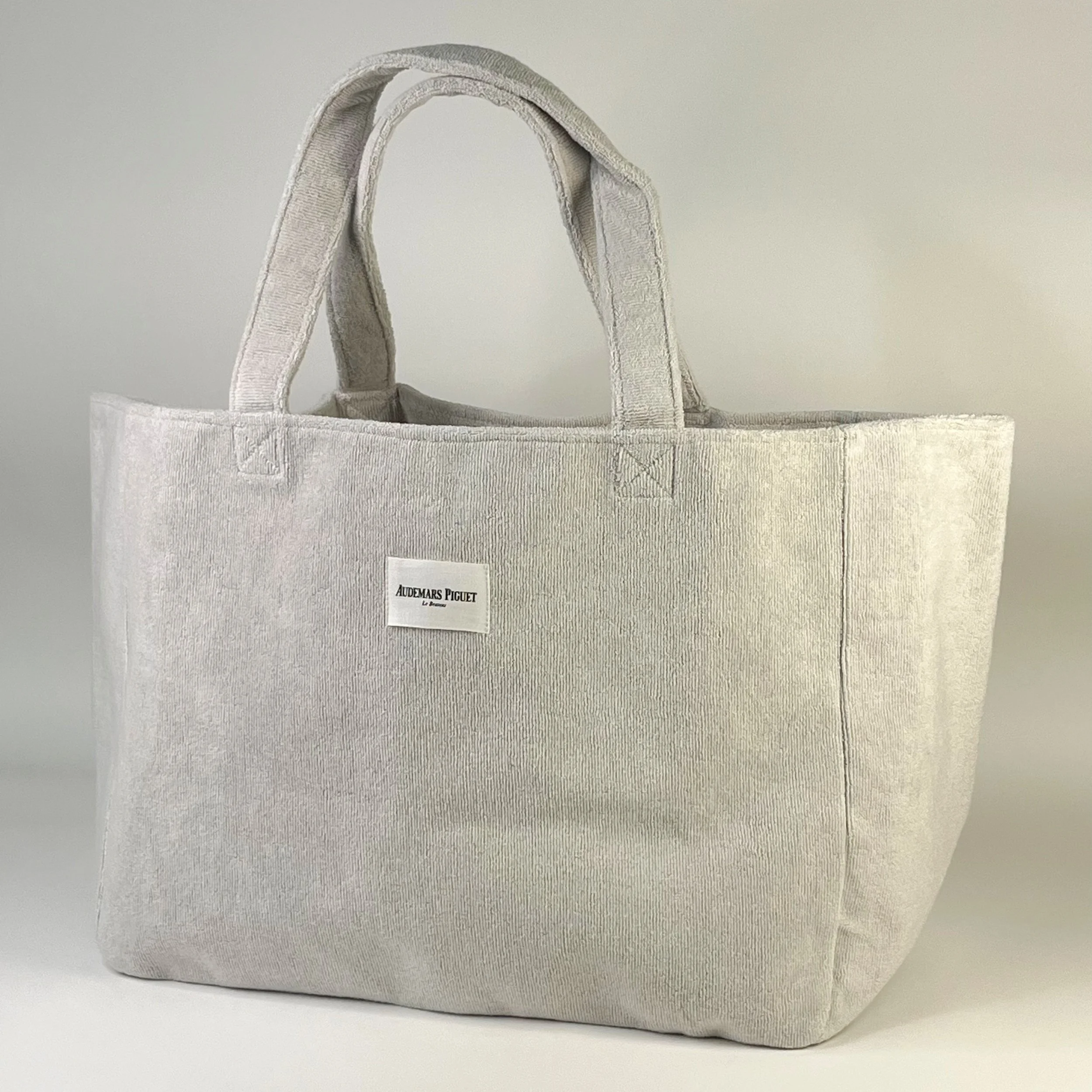 Audemars Piguet Le Brassus Grey Terry Travel Tote Bag