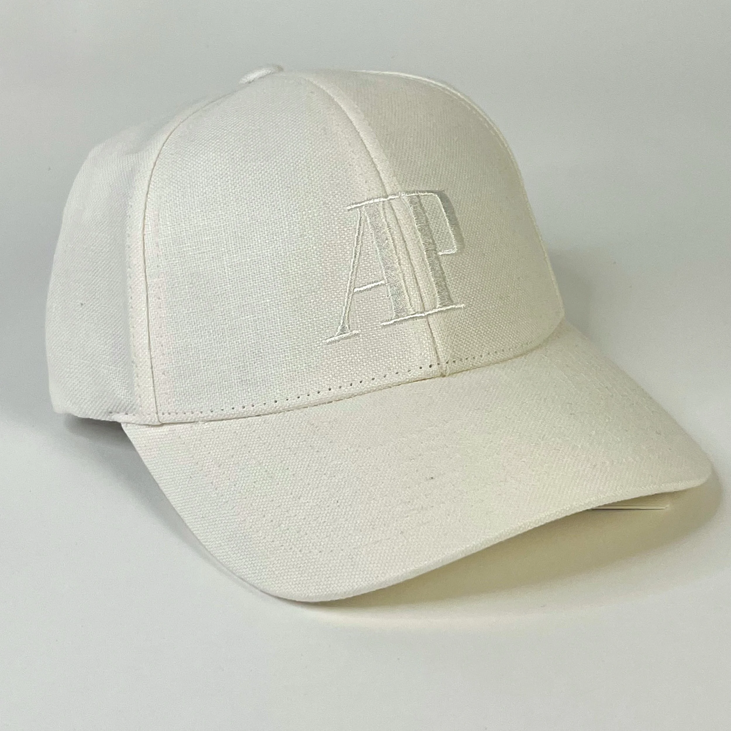 Audemars Piguet x Varsity White Linen Baseball Cap