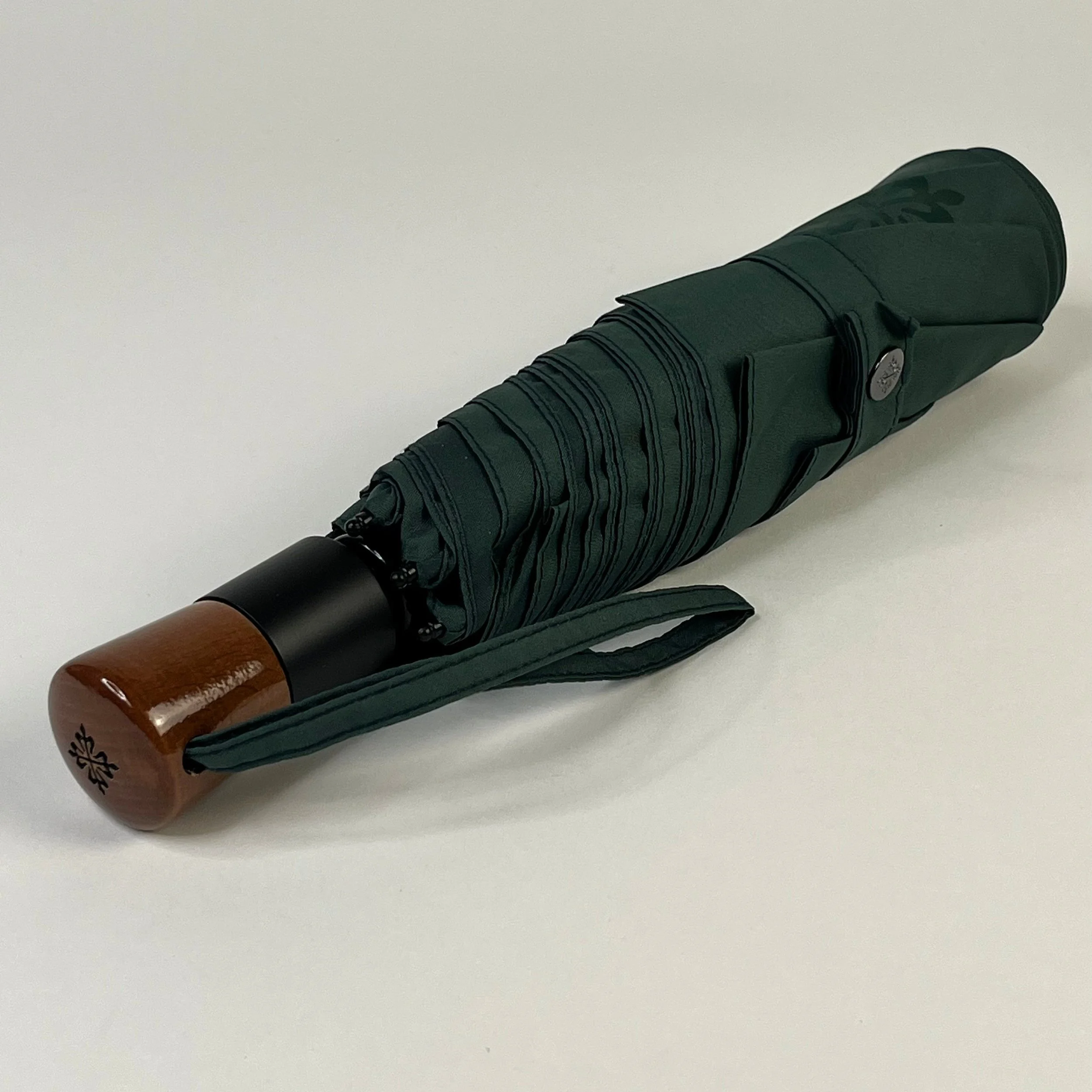 Patek Philippe Calatrava Wood Handle Matte Forest Green Umbrella