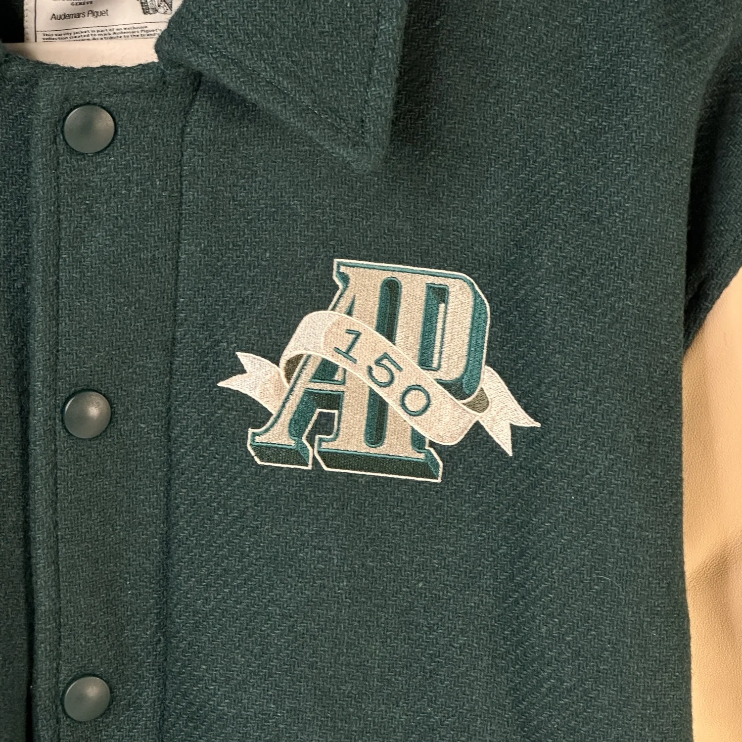 Audemars Piguet 150th Anniversary Varsity Jacket – Wool & Leather 