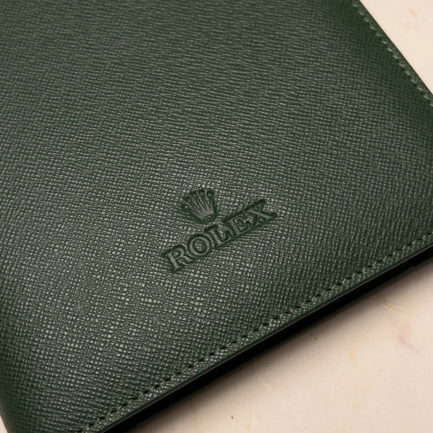 Rolex Emerald Leather Notebook