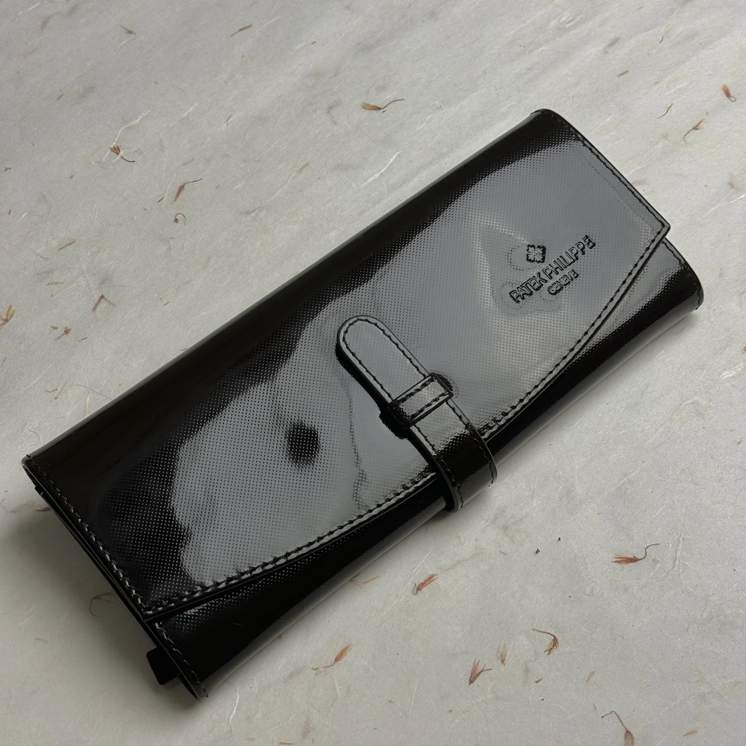 Patek Philippe Patent Leather Jewelry Wallet | VIP Gift 
