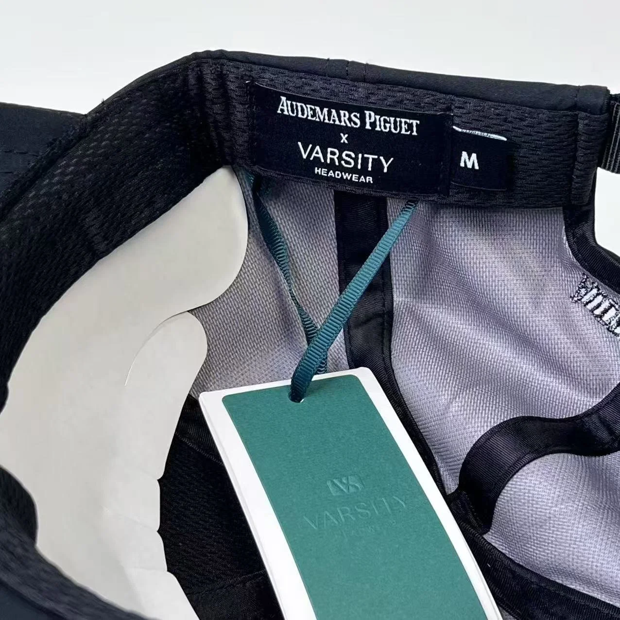 Audemars Piguet x Varsity Black Cotton Baseball Cap with AP Logo