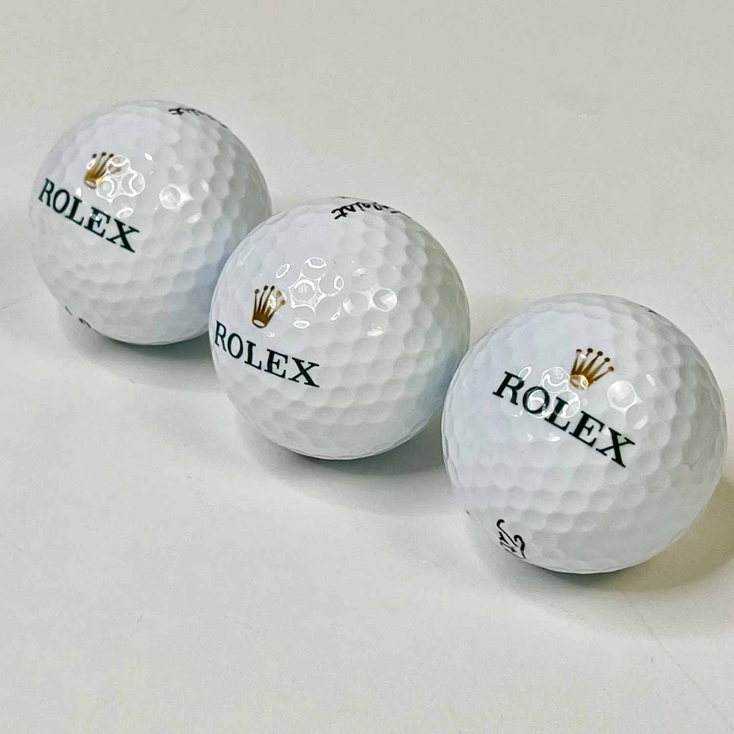 Rolex Golf Set – VIP Logo Balls, Divot Tool, Towel & Leather Pouch 