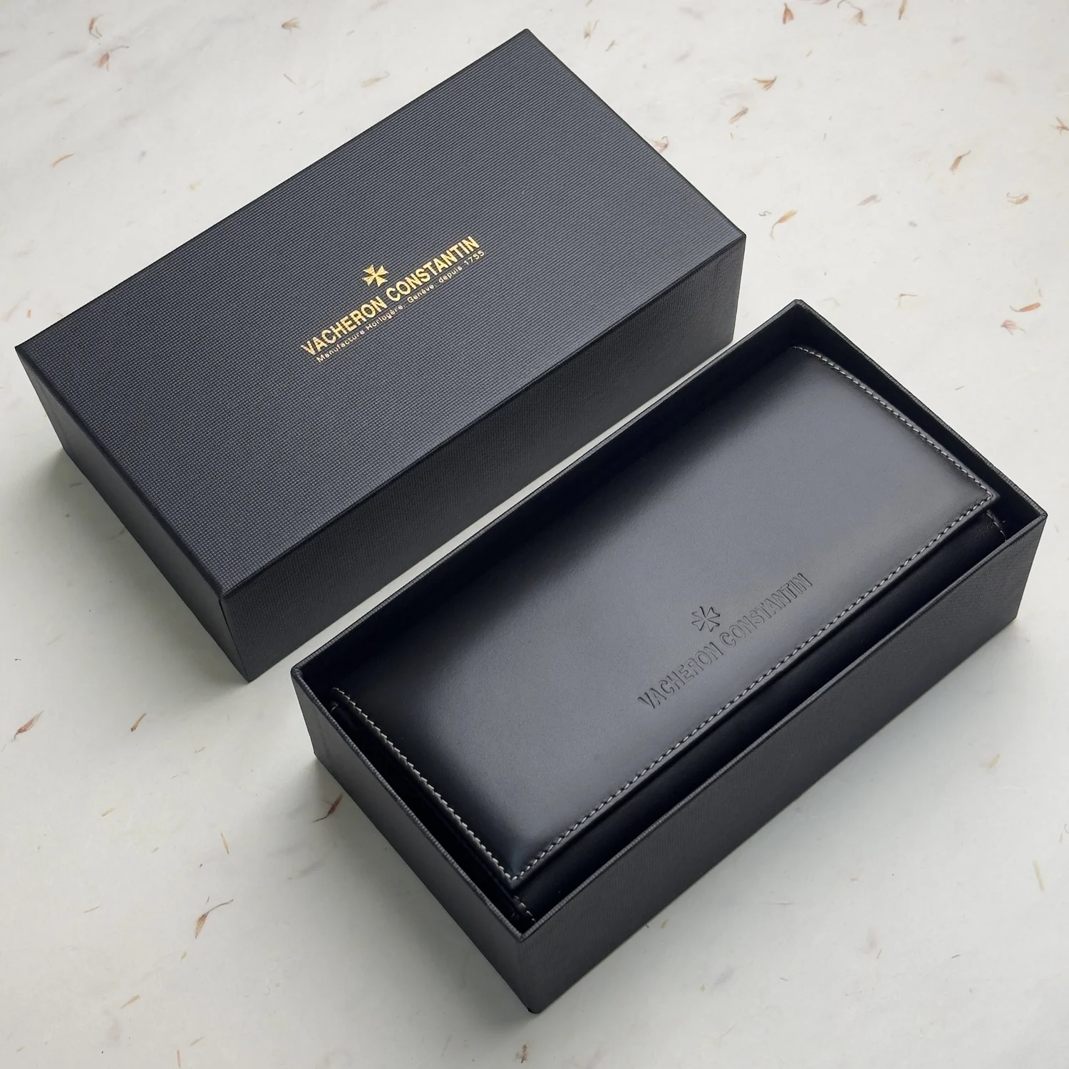 Vacheron Constantin Leather Dual Watch Case