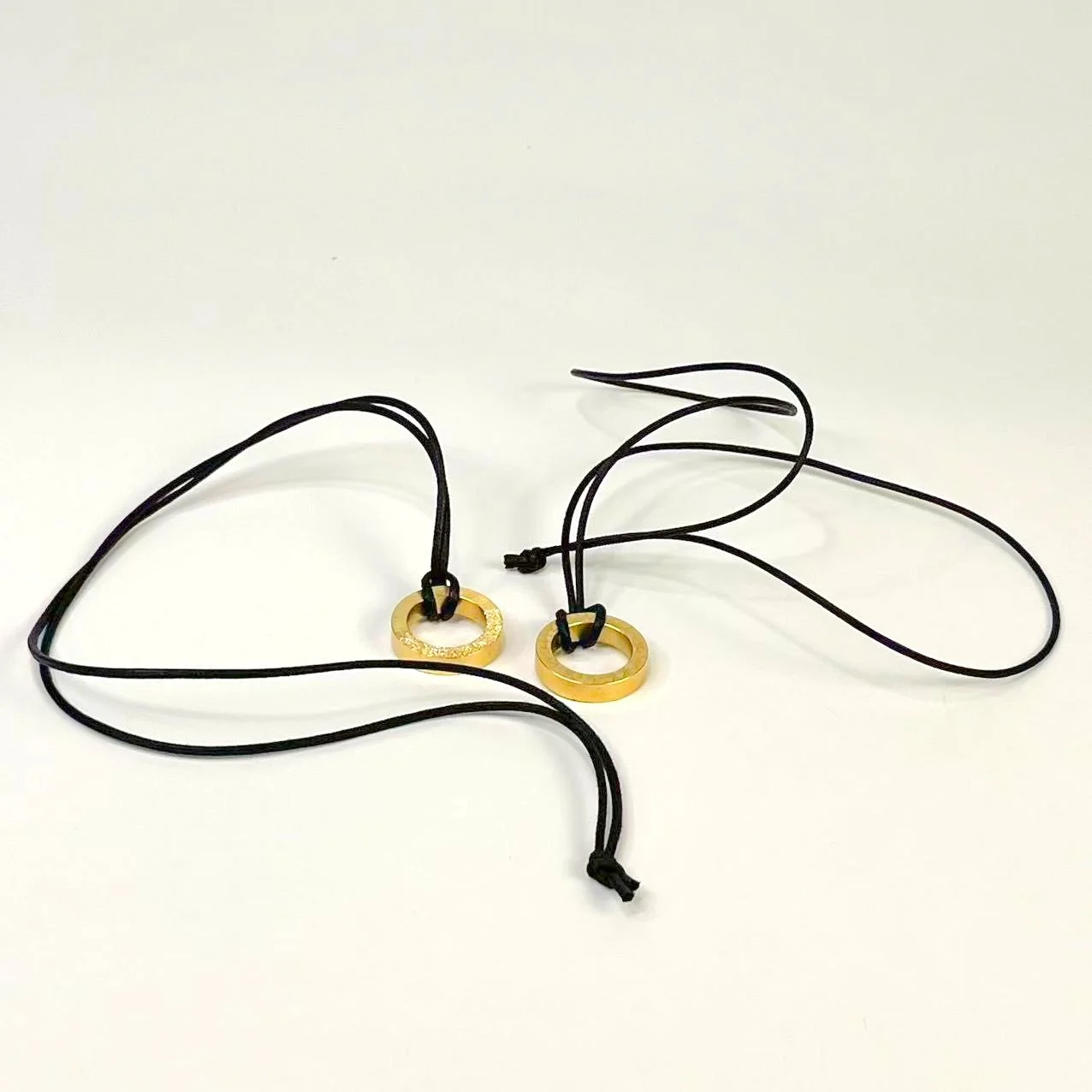 Audemars Piguet Frosted Finish Gold Circular Pendant Necklace